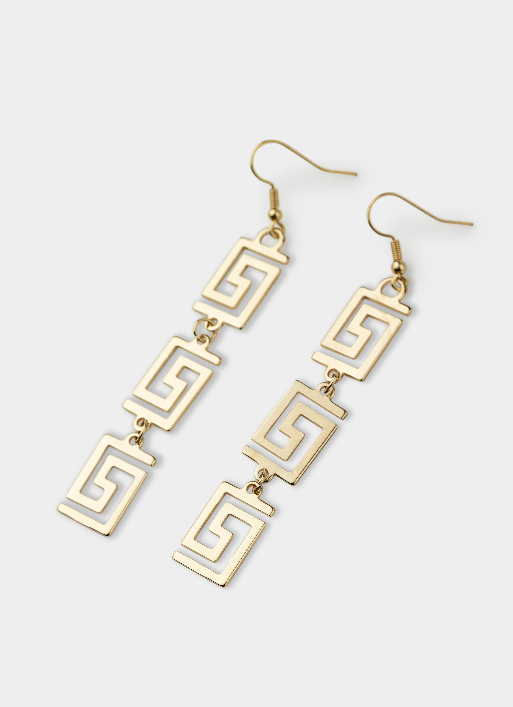 Greca 3 Piece Earring - 18K Gold Plated