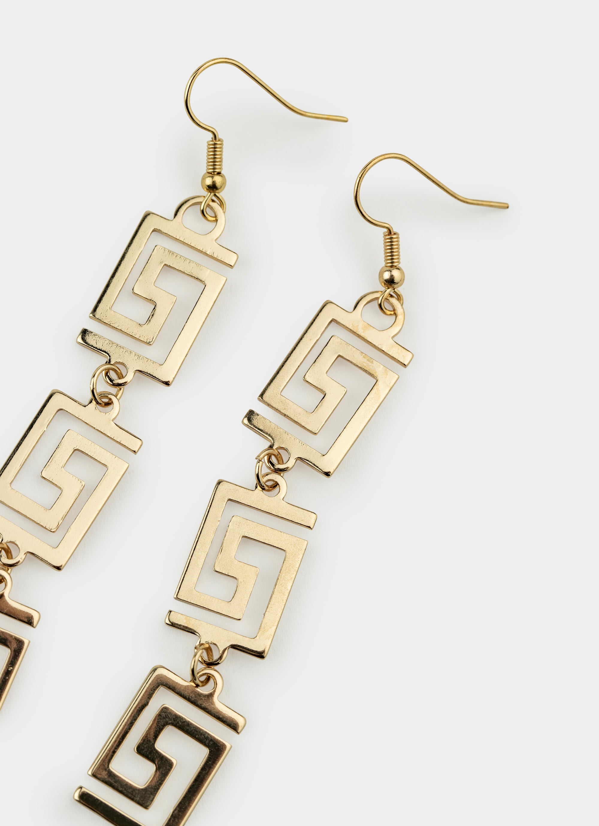 Greca 3 Piece Earring - 18K Gold Plated