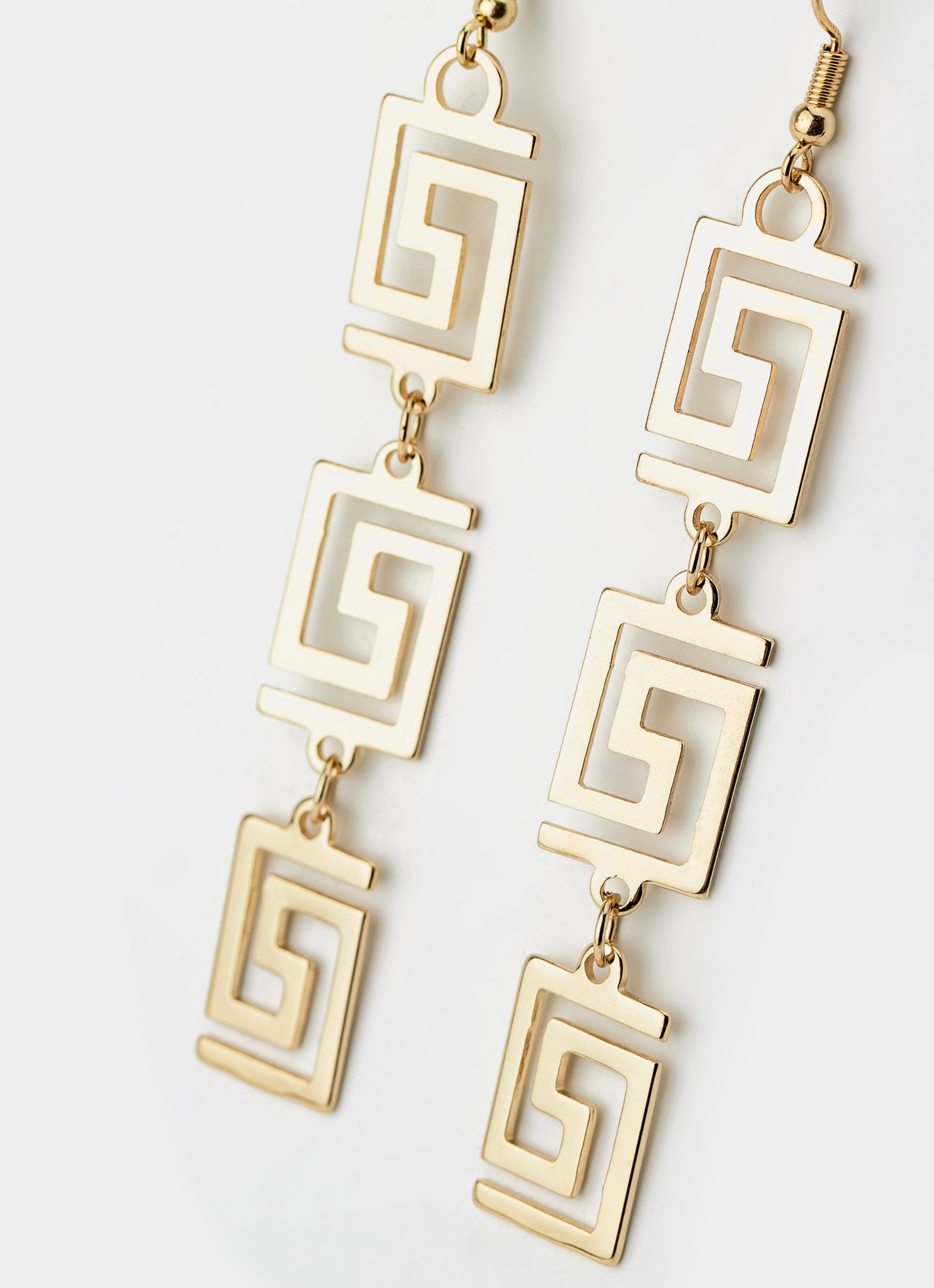 Greca 3 Piece Earring - 18K Gold Plated