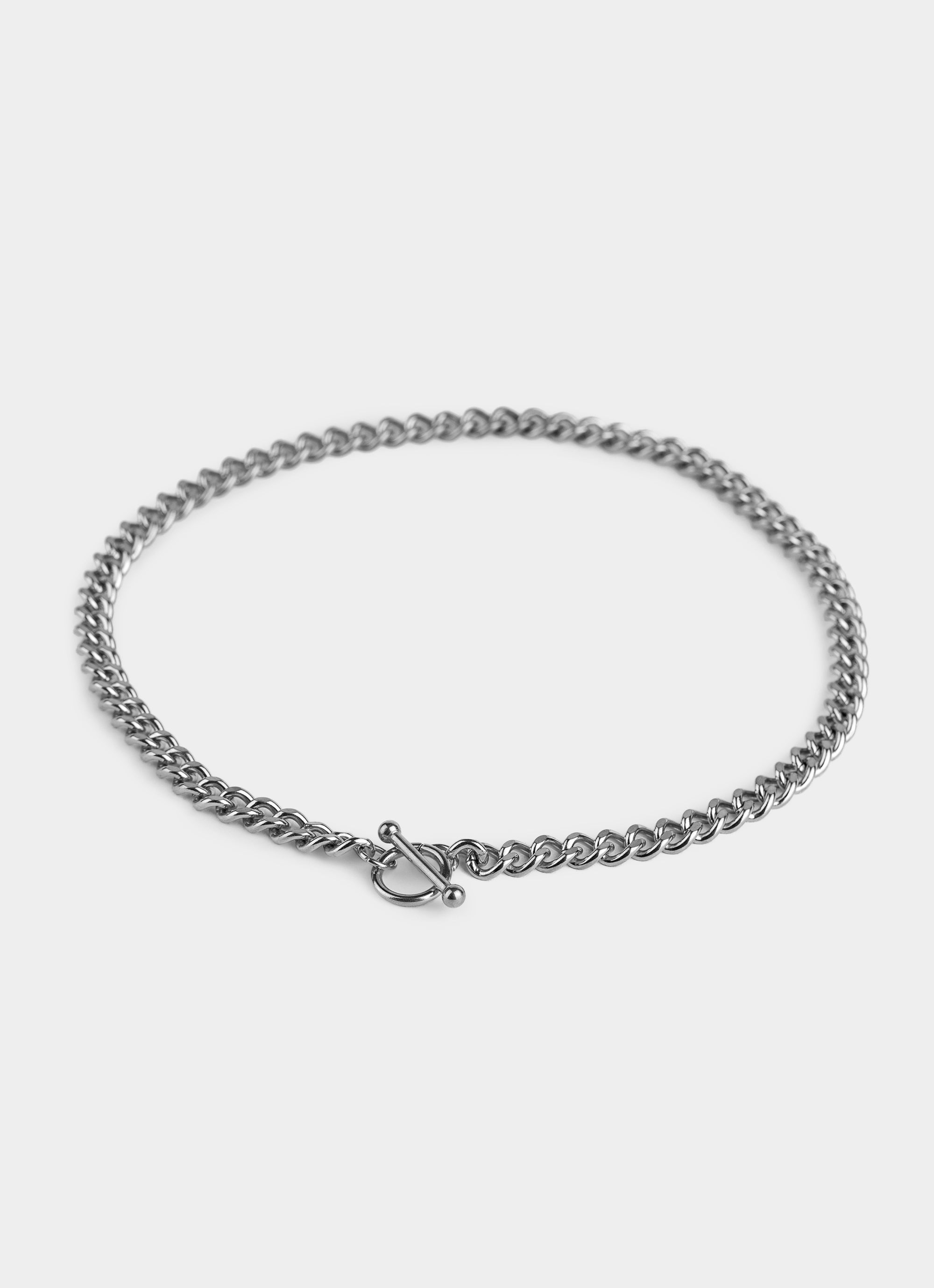 Bar Clasp Cuban Chain - Stainless Steel