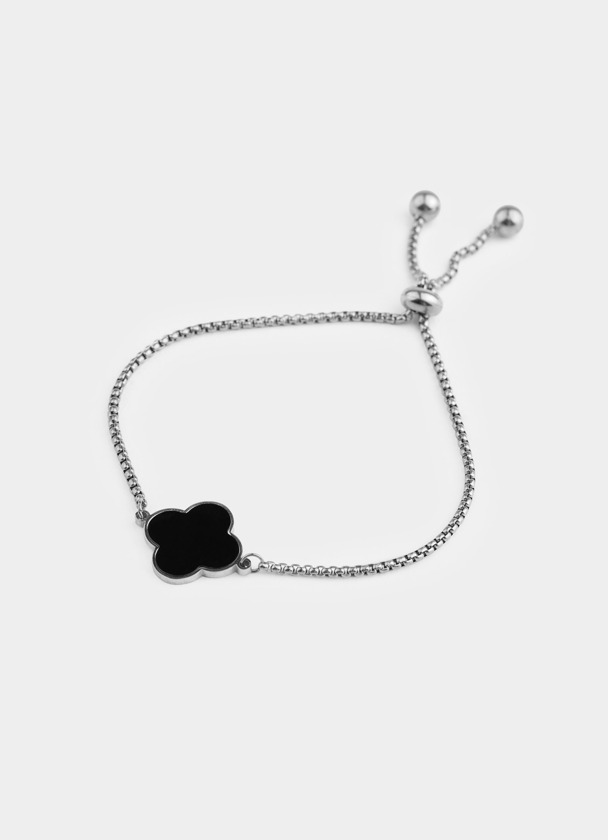 4 Leaf Clover Bracelet - Stainless Steel