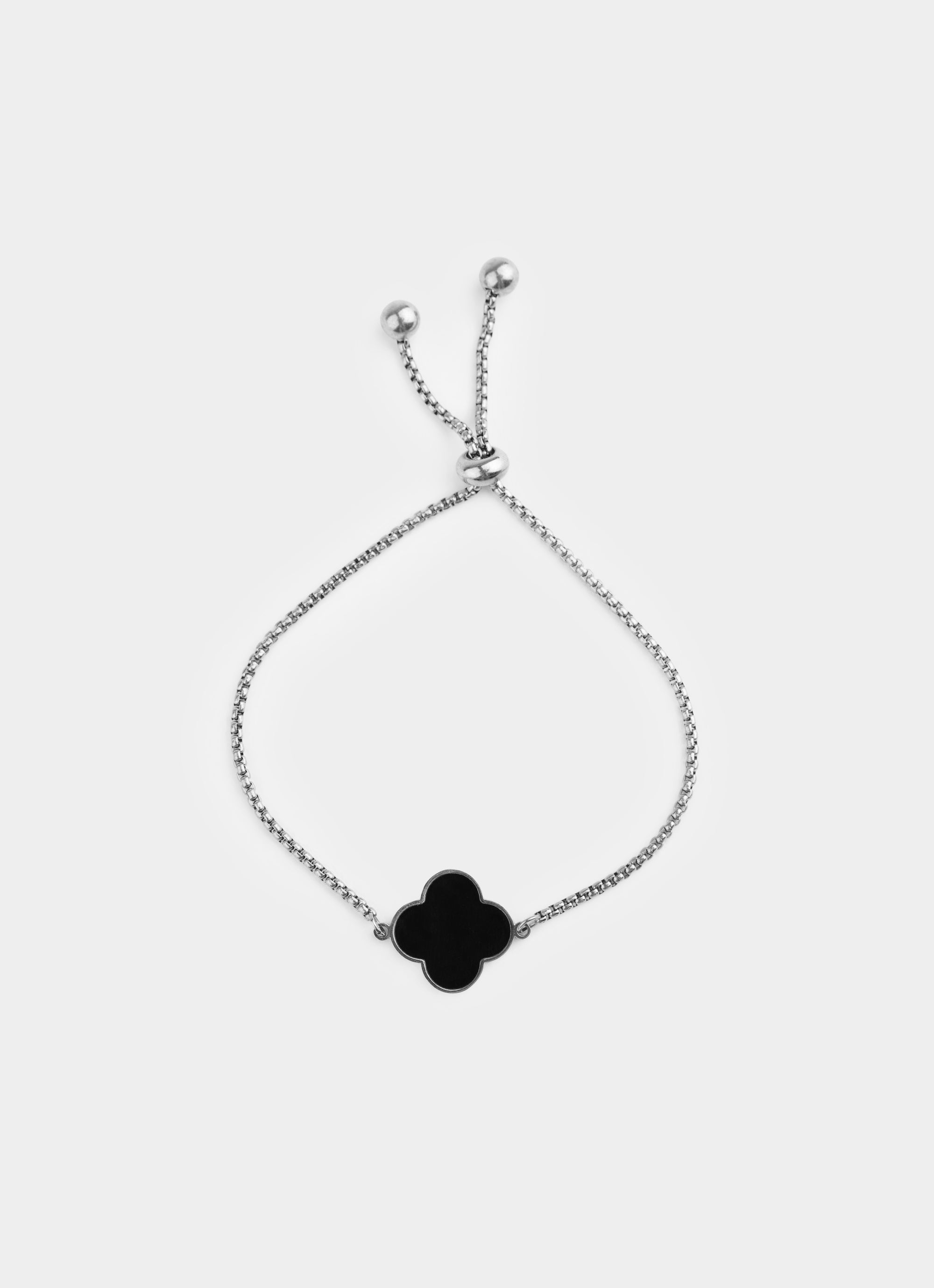 4 Leaf Clover Bracelet - Stainless Steel