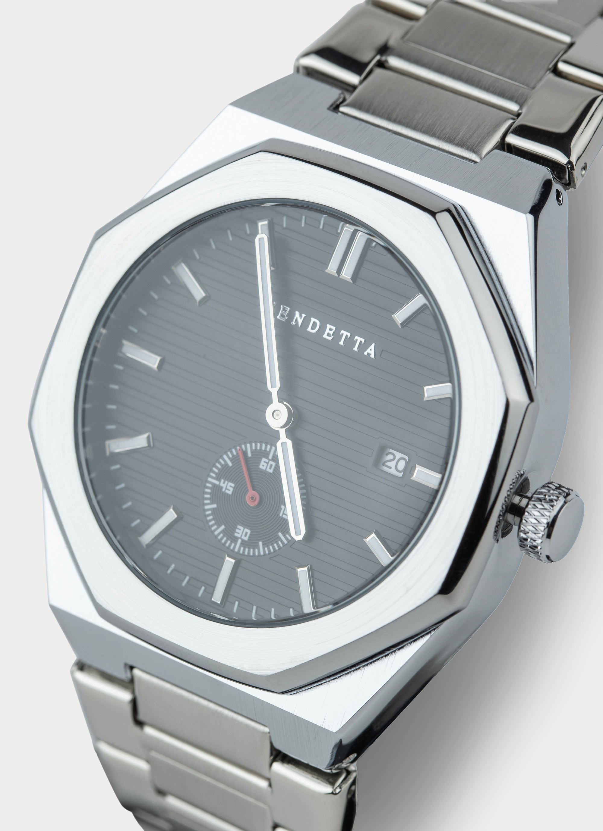 Monarc Watch - Silver/Black