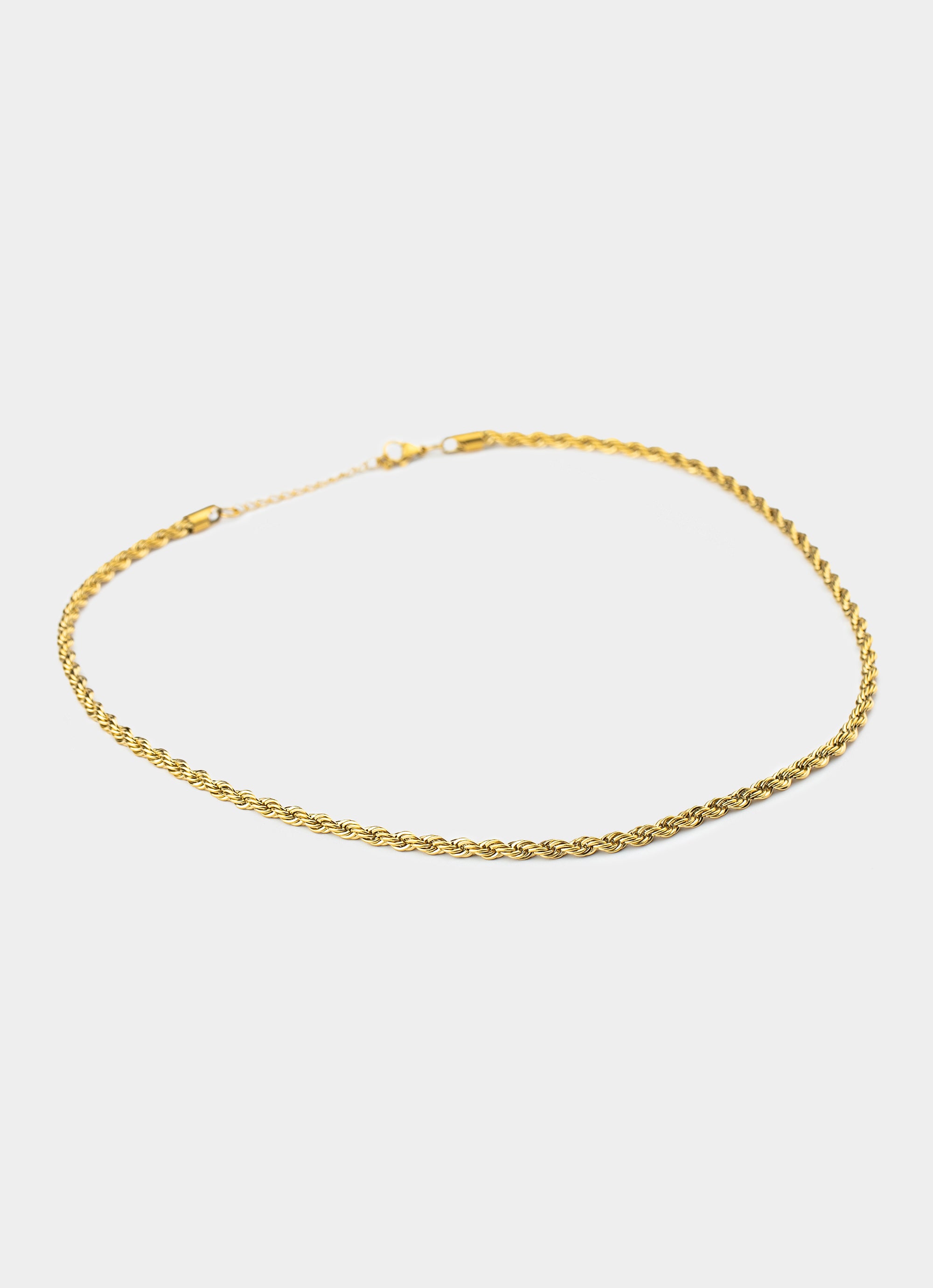 Rope Chain 5mm - 18k Gold Plated