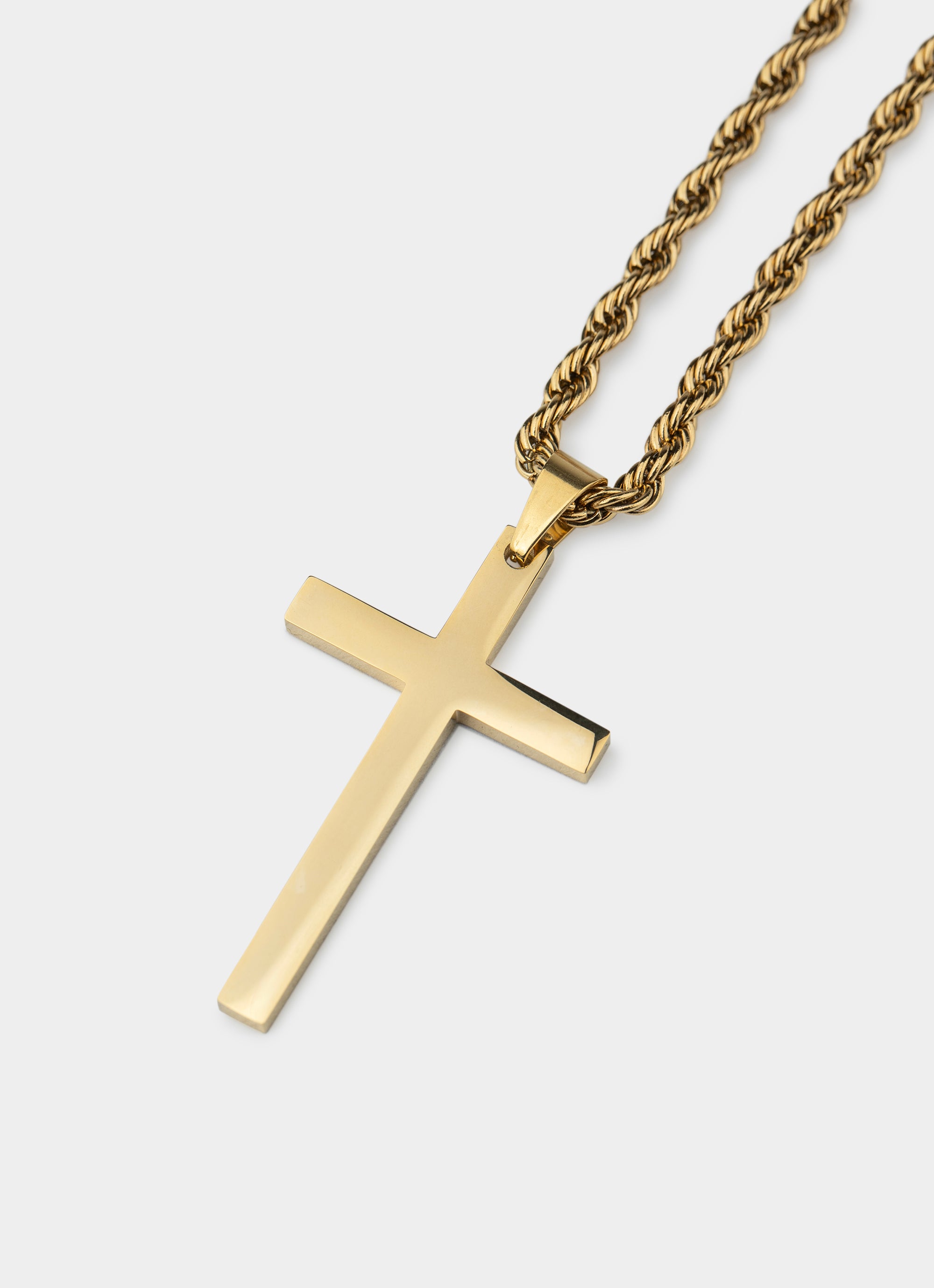 Heritage Cross Pendant - 18k Gold Plated