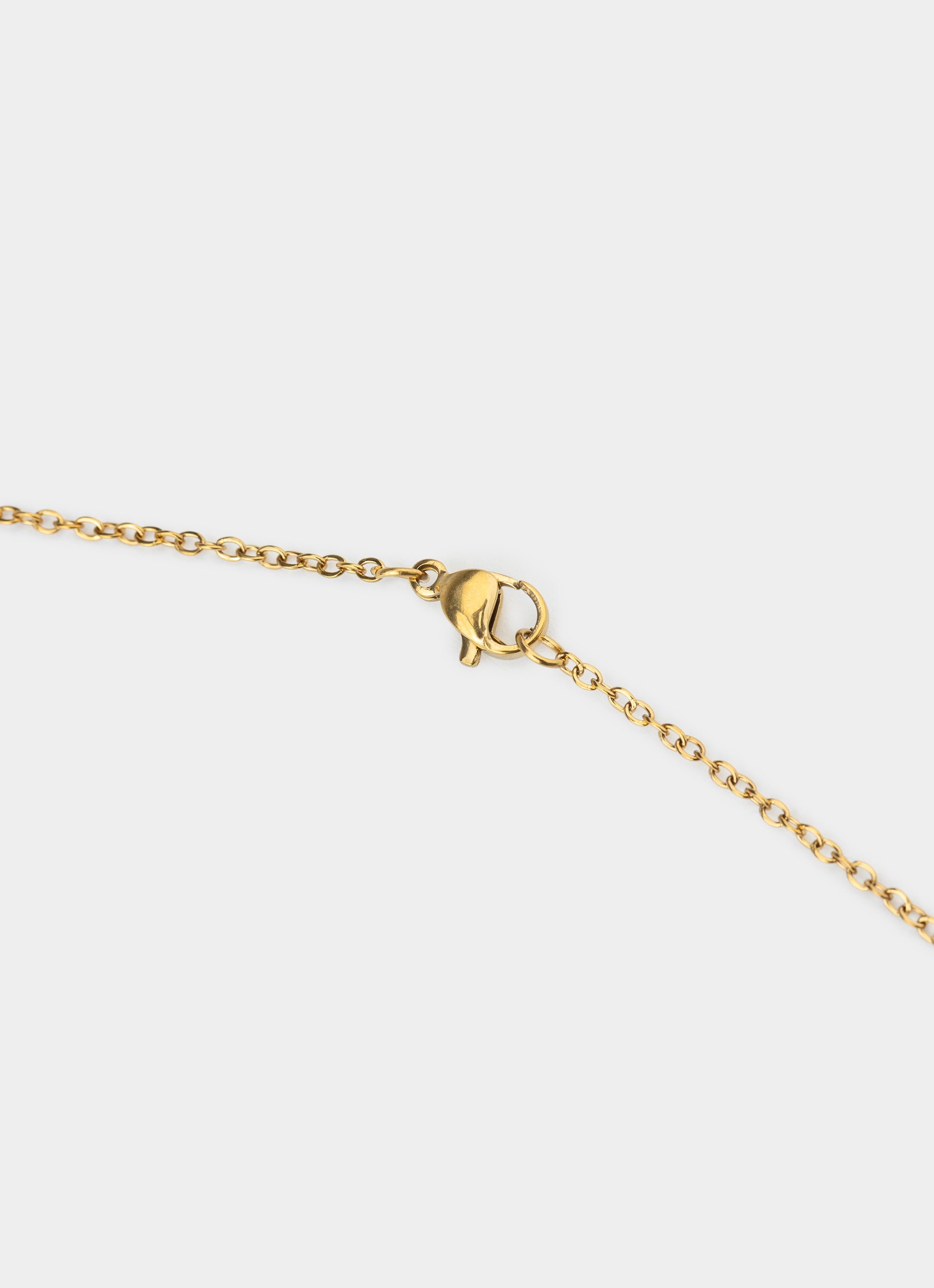 Four Leaf Reversible Necklace - 18k Gold Plated Black