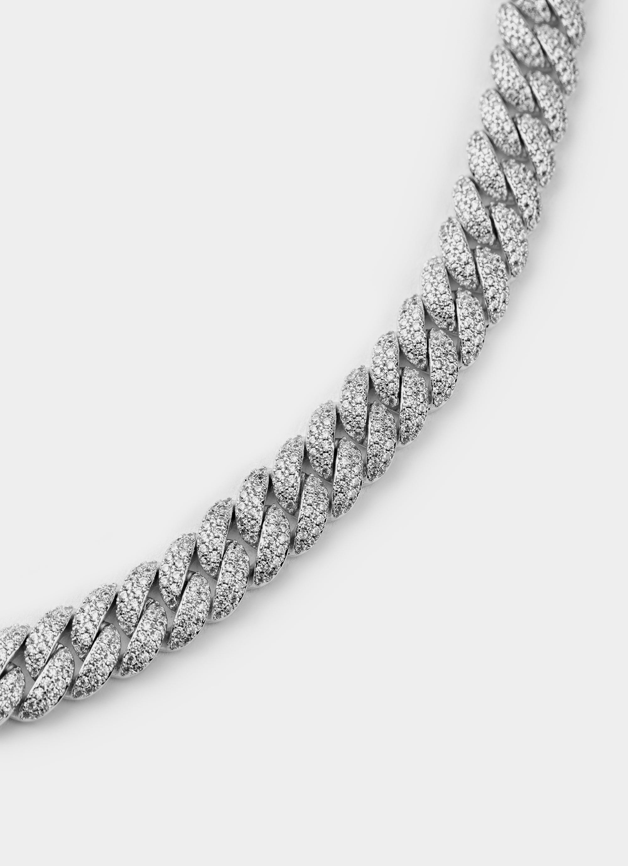 Vice Necklace - Iced Palladium Plated