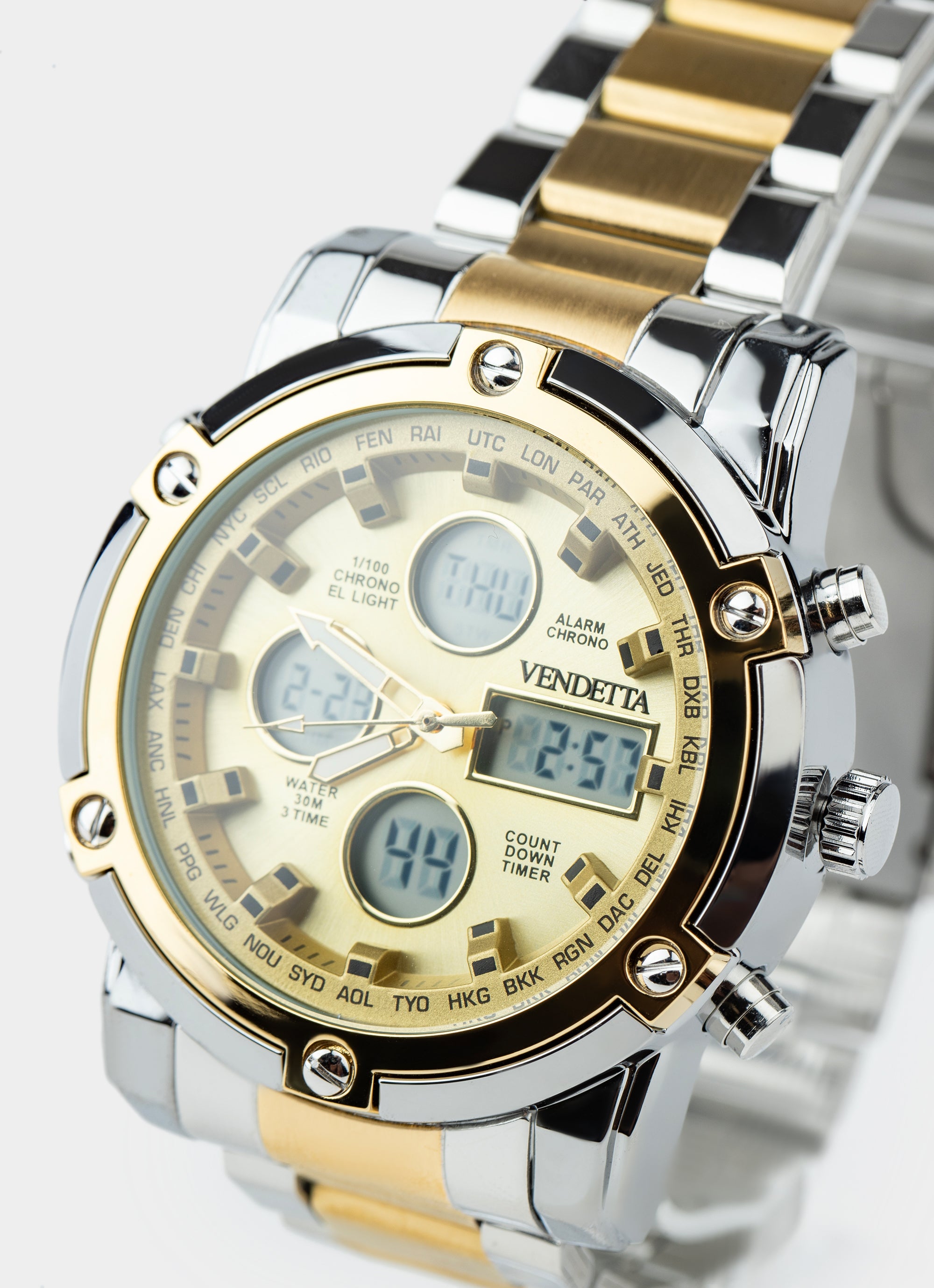 Titan Watch - Silver/Gold