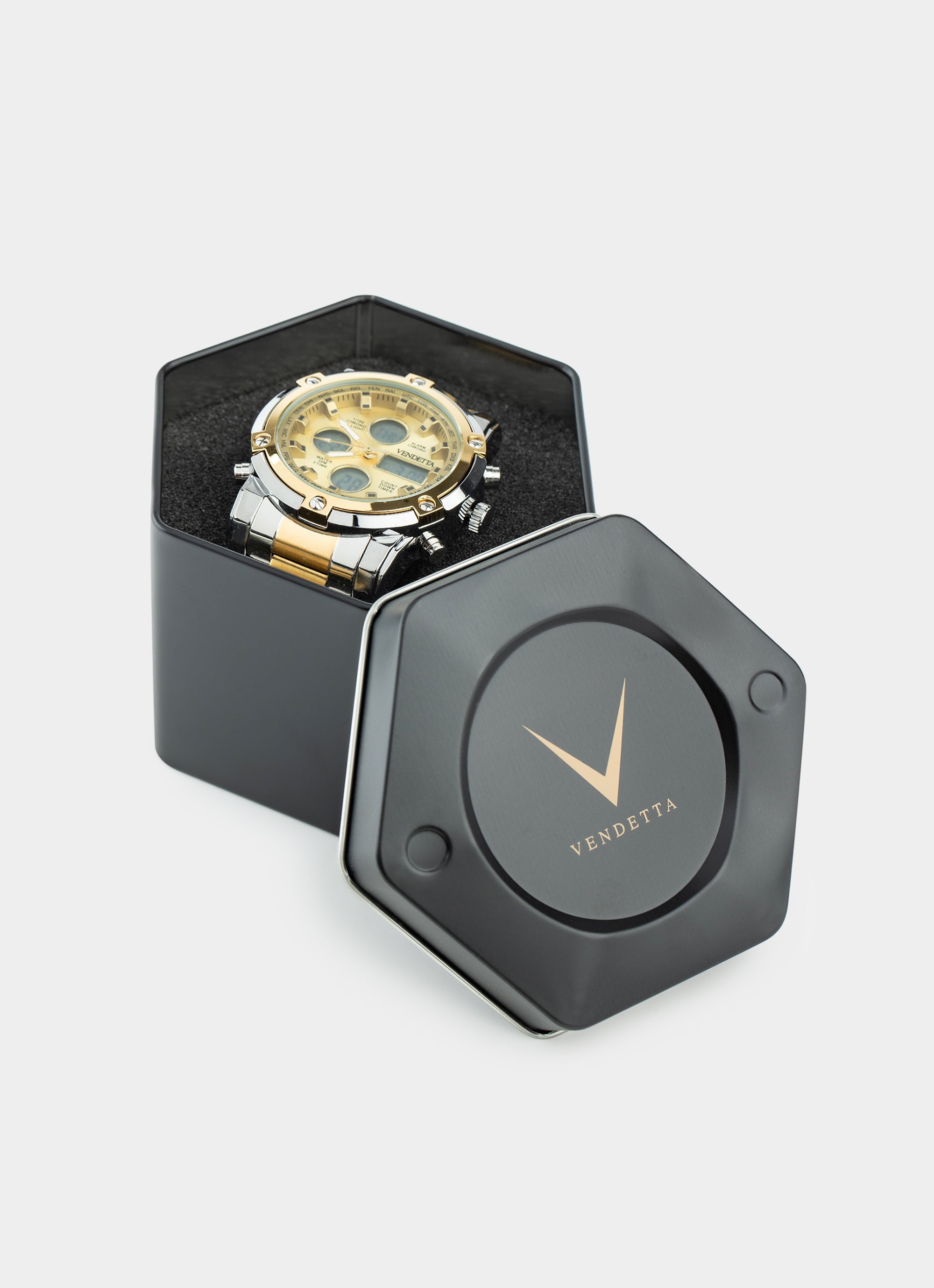 Titan Watch - Silver/Gold