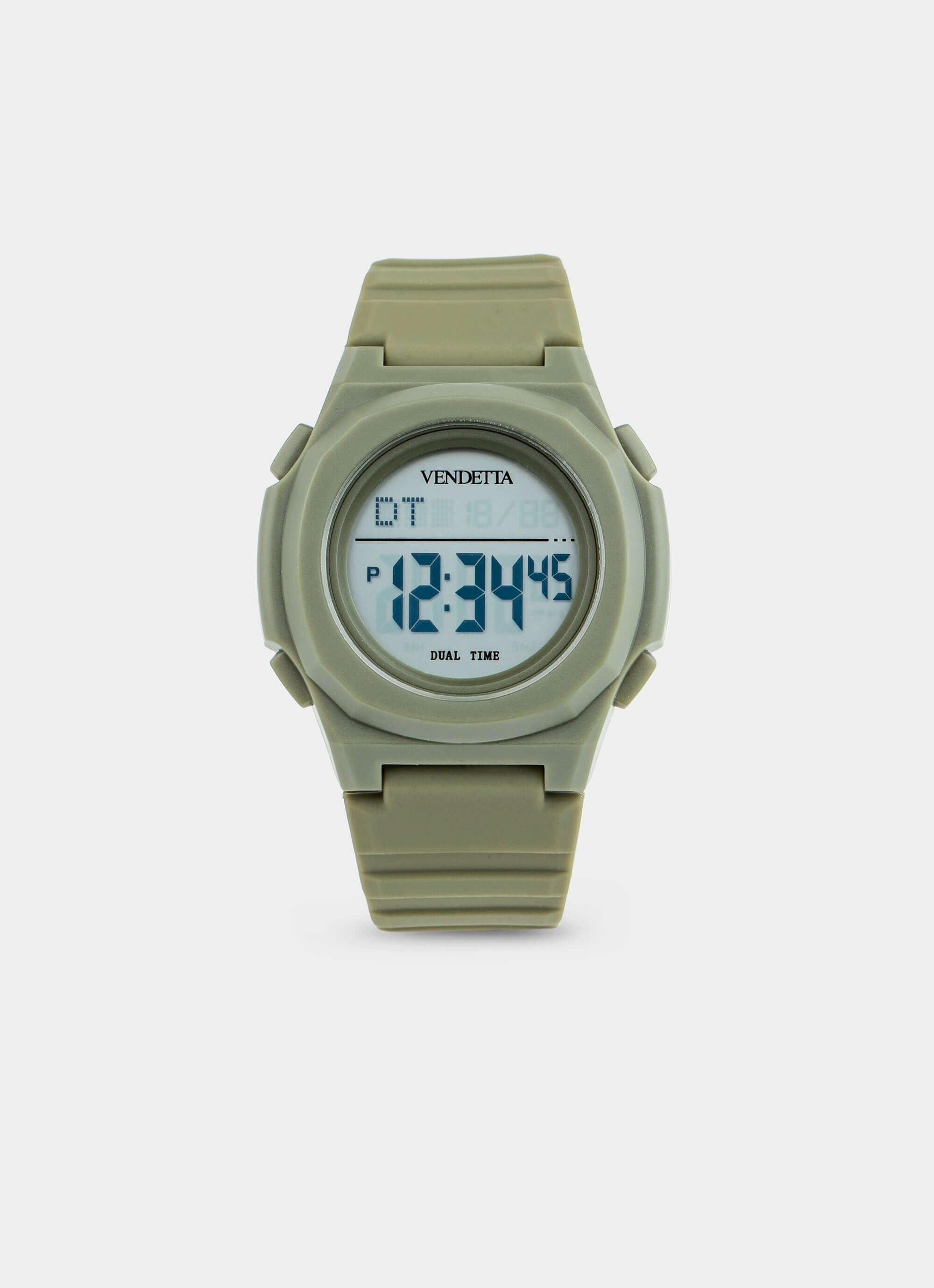 silicone watch – Night Racer Watch - Army Green – Vendetta Jewellery