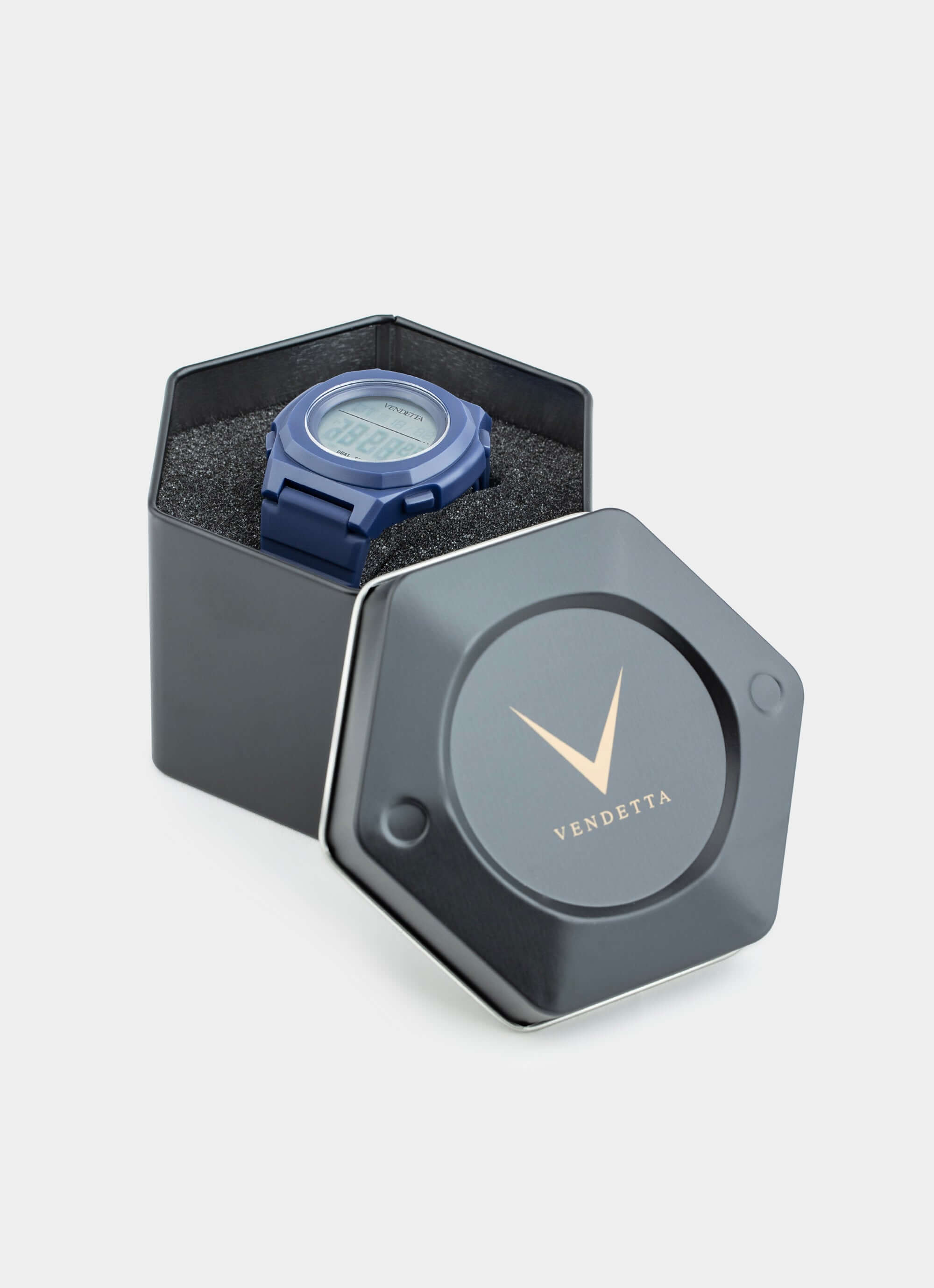 silicone watch – Night Racer Watch - Abyss Blue – Vendetta Jewellery