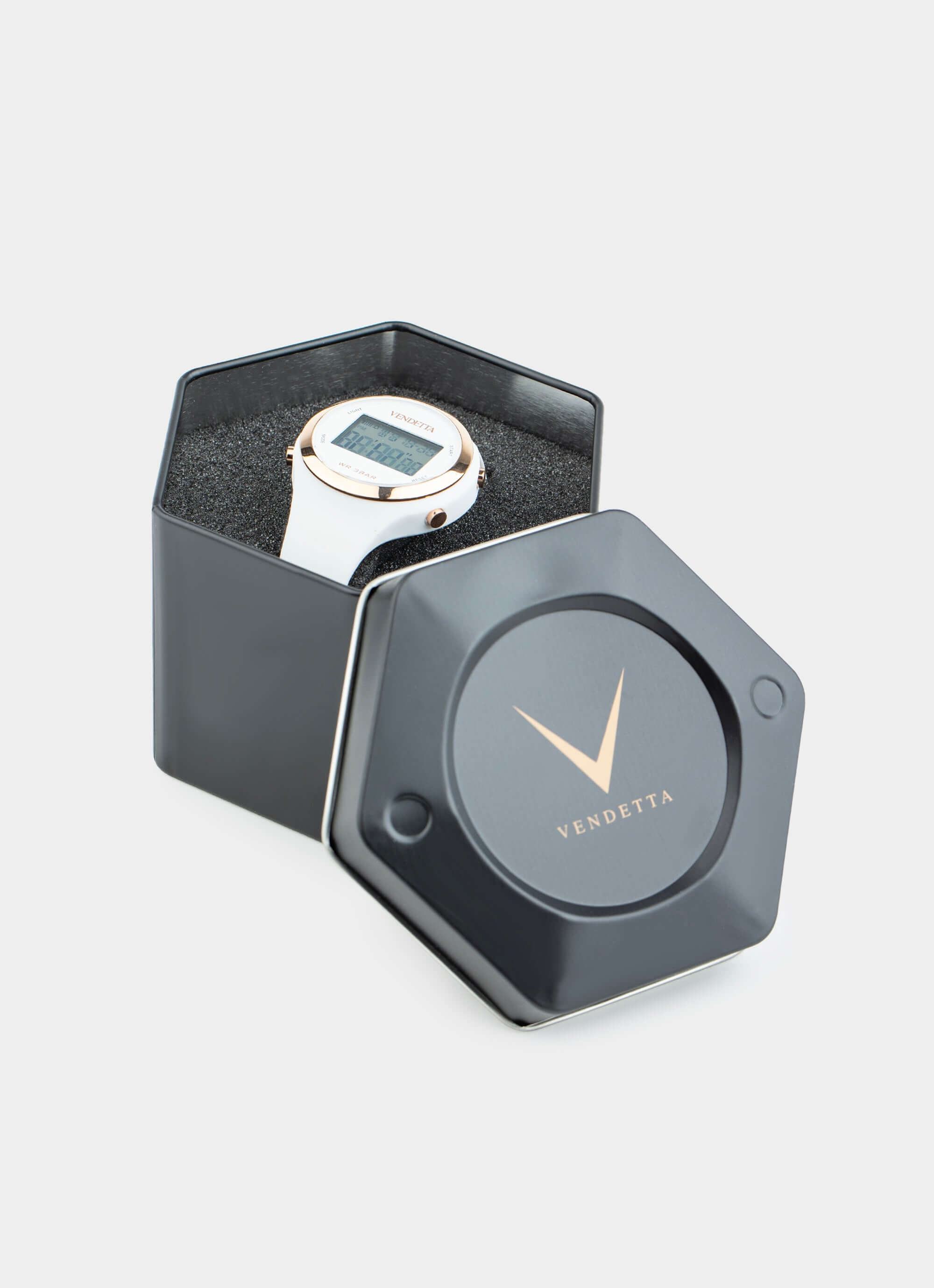 Zinc Alloy watch – Dreamtime Watch - White in box – Vendetta Jewellery