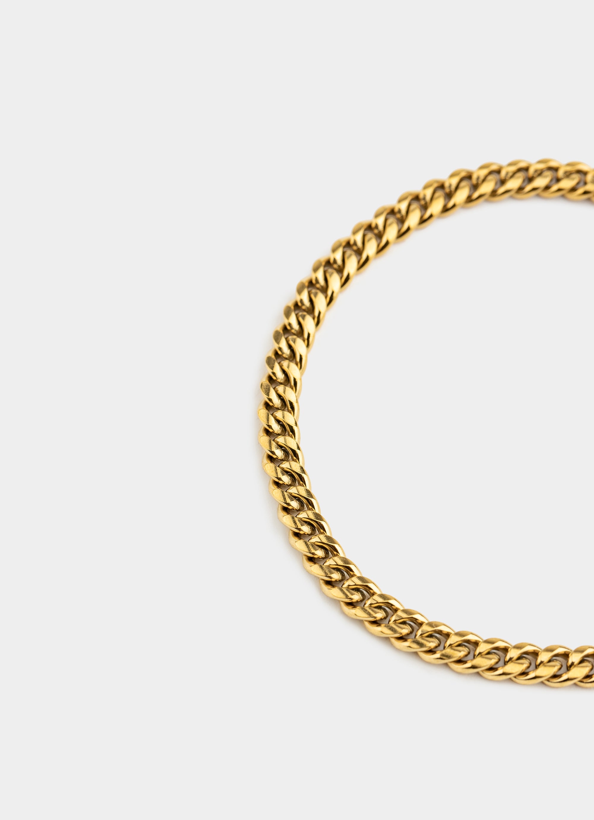 Havana Cuban Bracelet 5mm - 18K Gold Plated