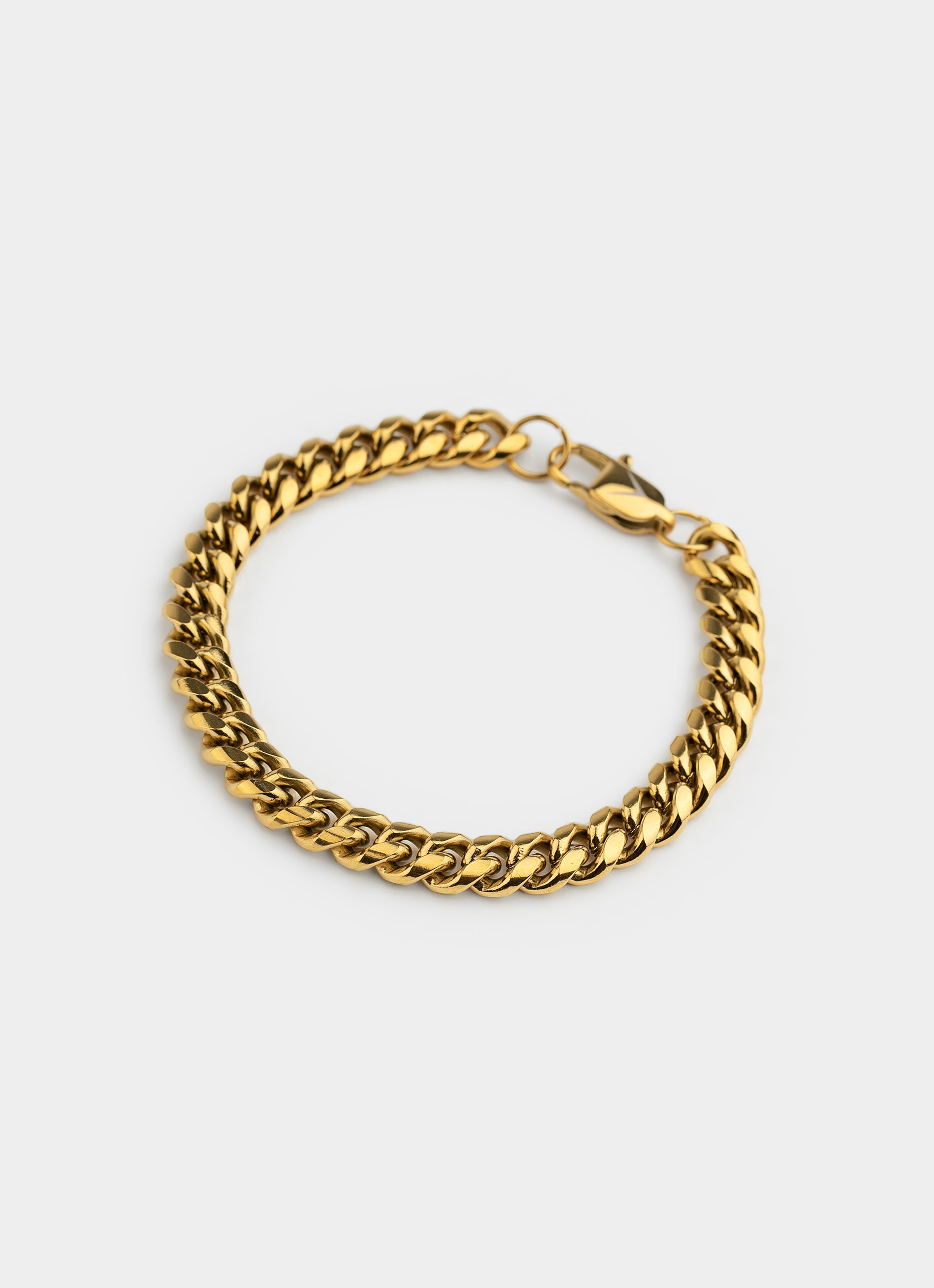 Havana Cuban Bracelet 8mm - 18K Gold Plated
