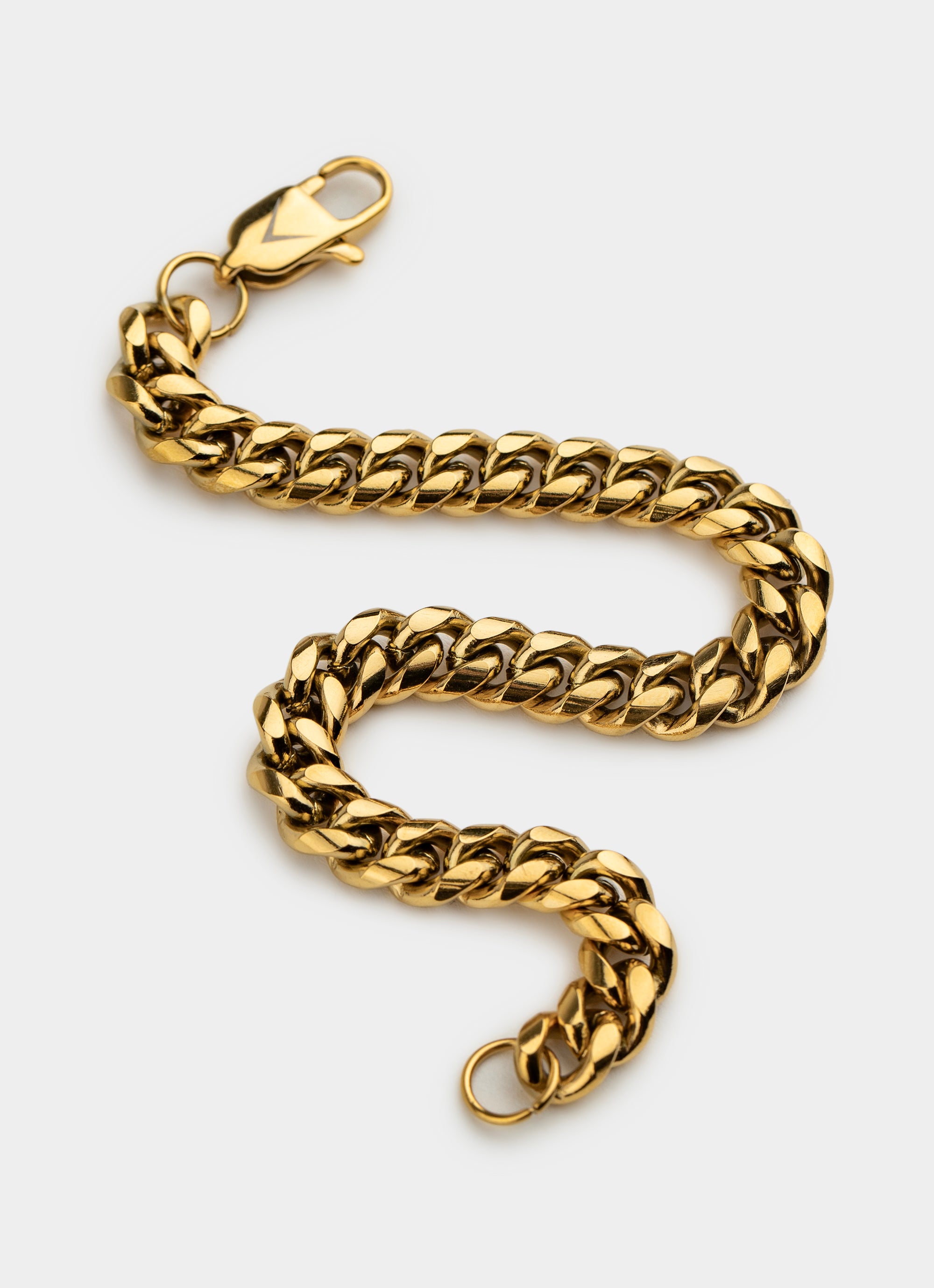 Havana Cuban Bracelet 8mm - 18K Gold Plated