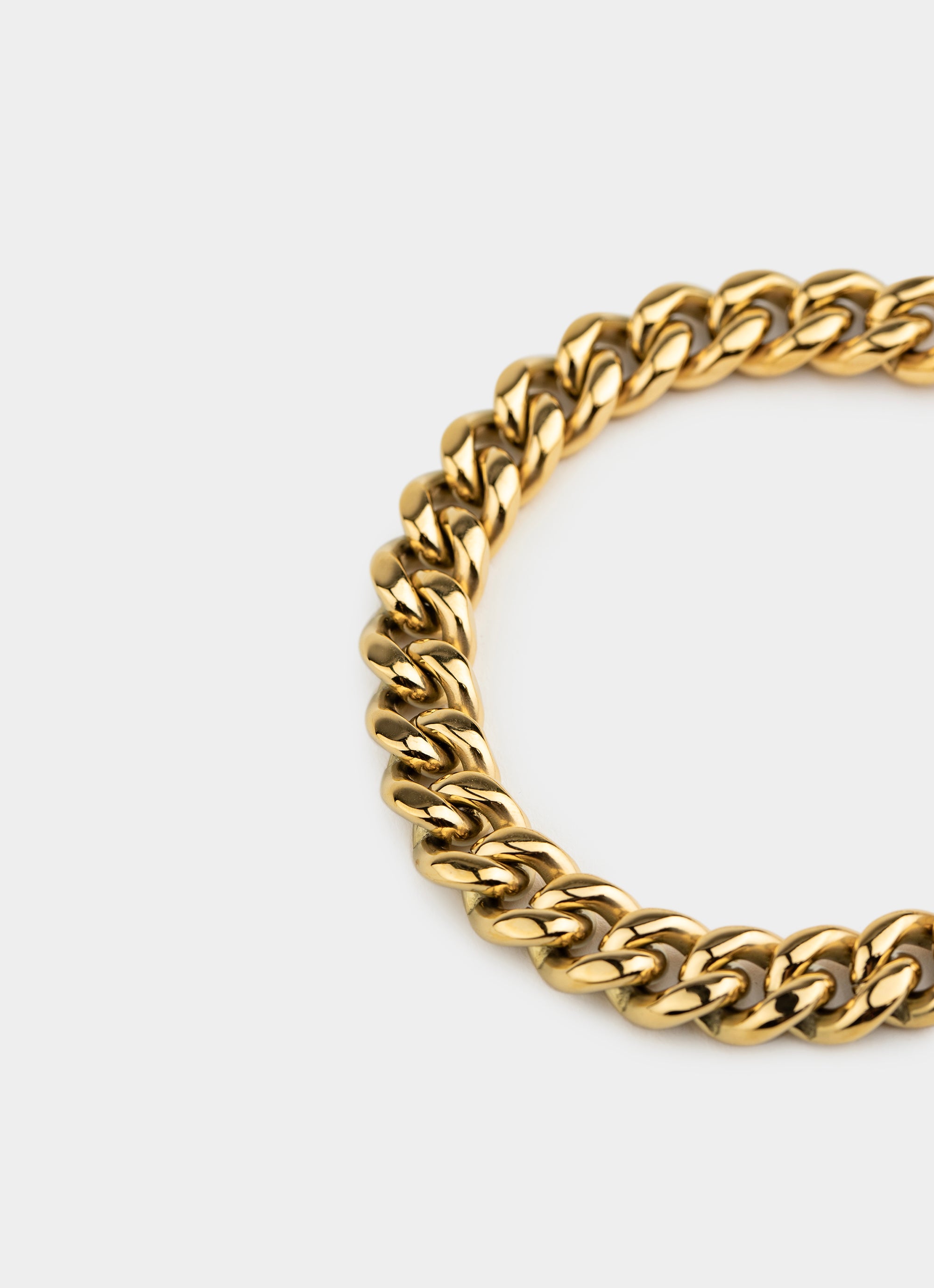 Havana Cuban Bracelet 10mm - 18K Gold Plated