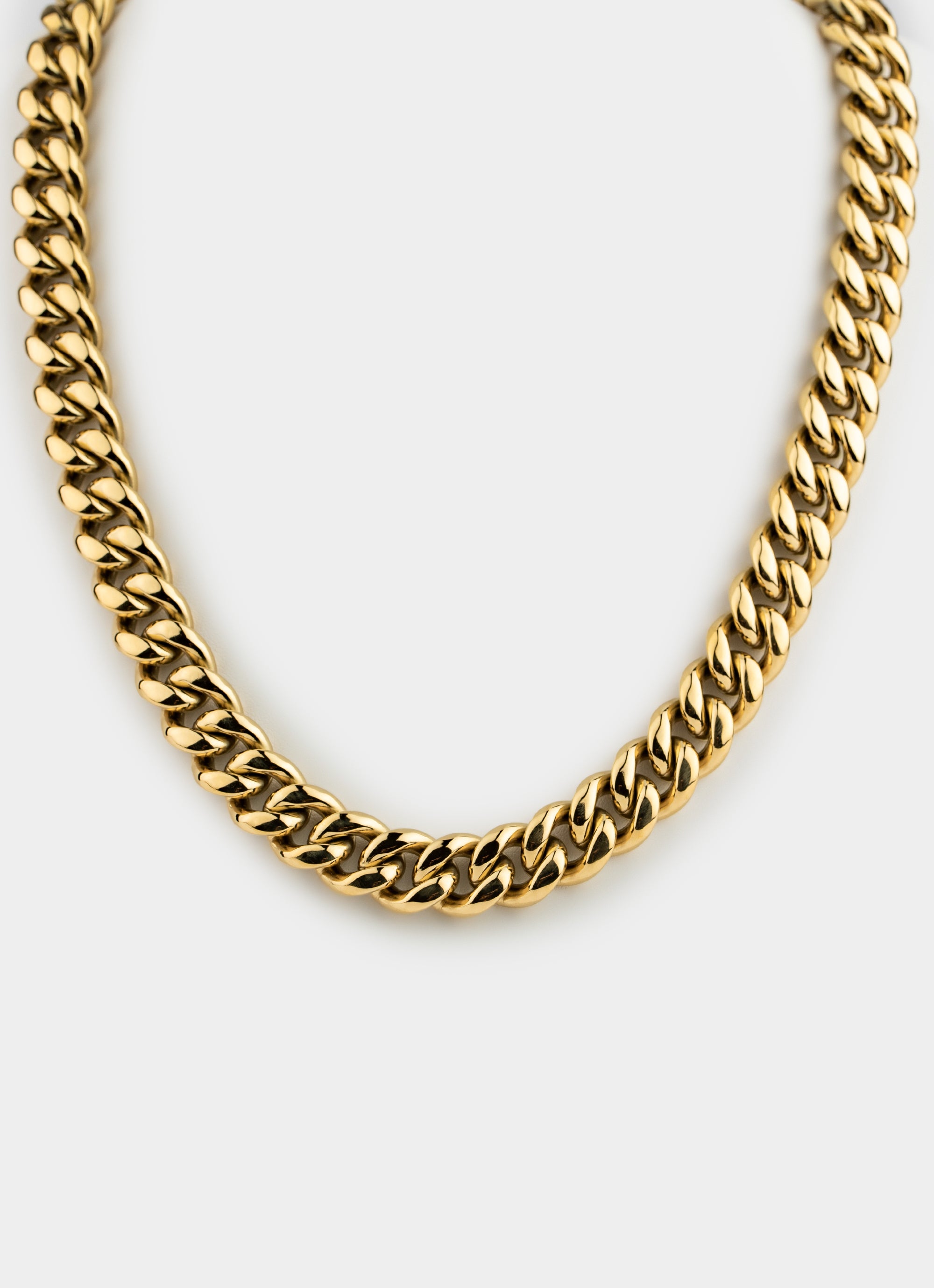 Miami Cuban Necklace 14mm - 18K Gold Plated