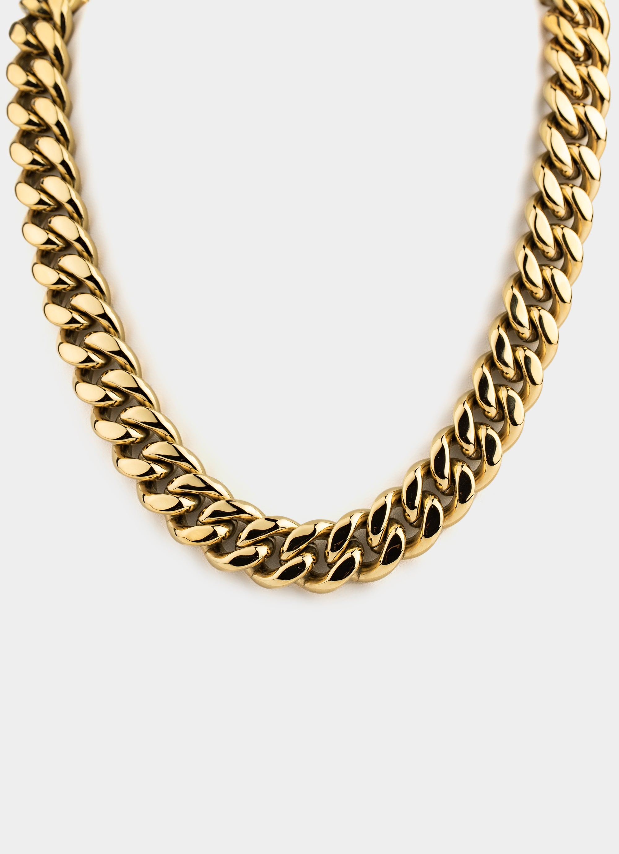 Miami Cuban Necklace 18mm - 18K Gold Plated
