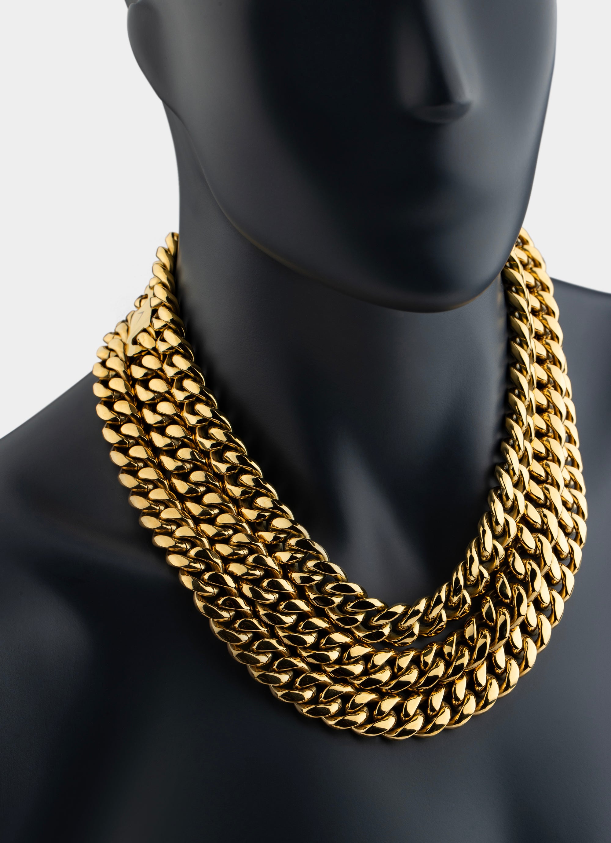 Miami Cuban Necklace 18mm - 18K Gold Plated
