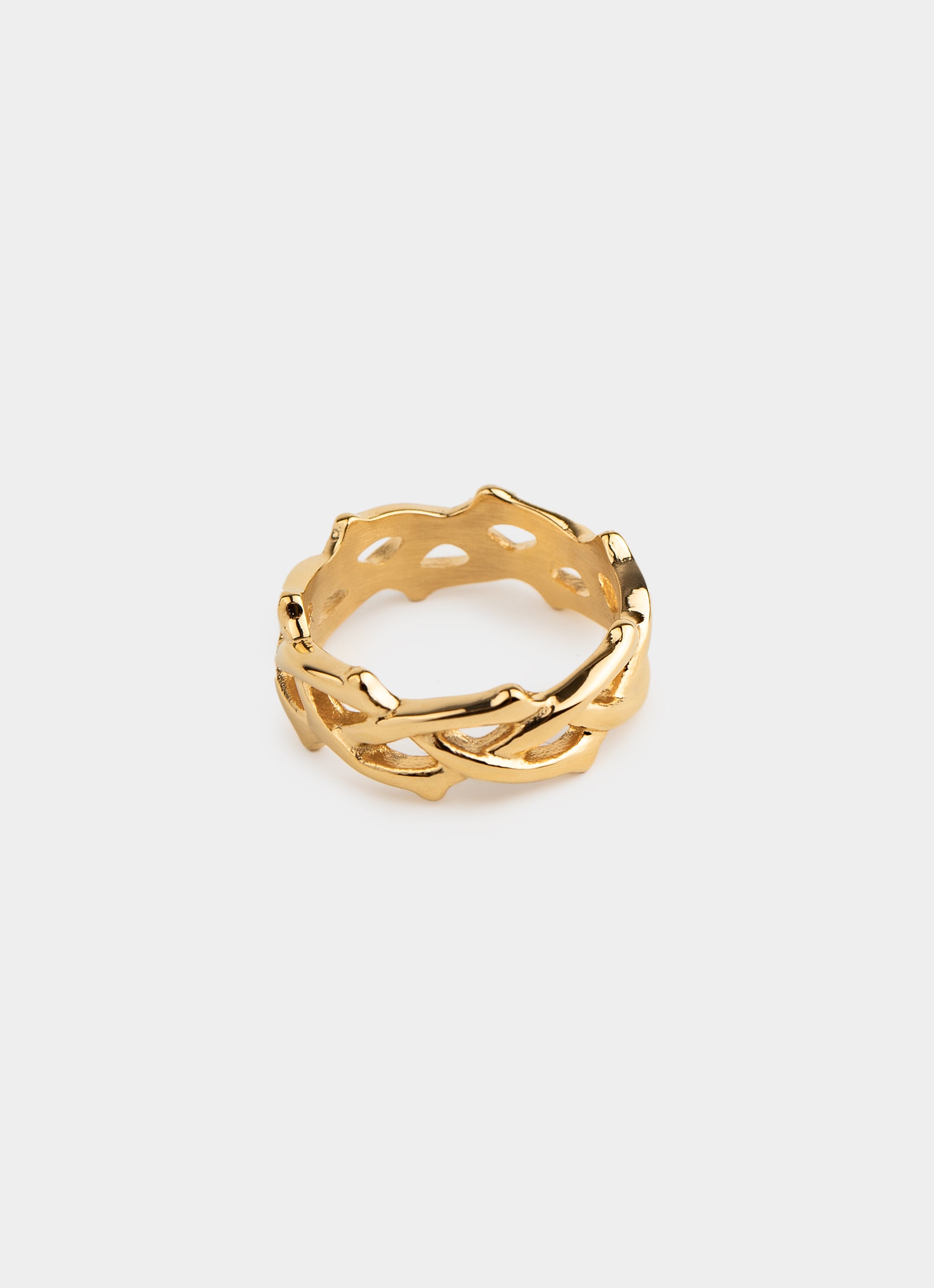 Braided Wreath Ring - 18K Gold Plated