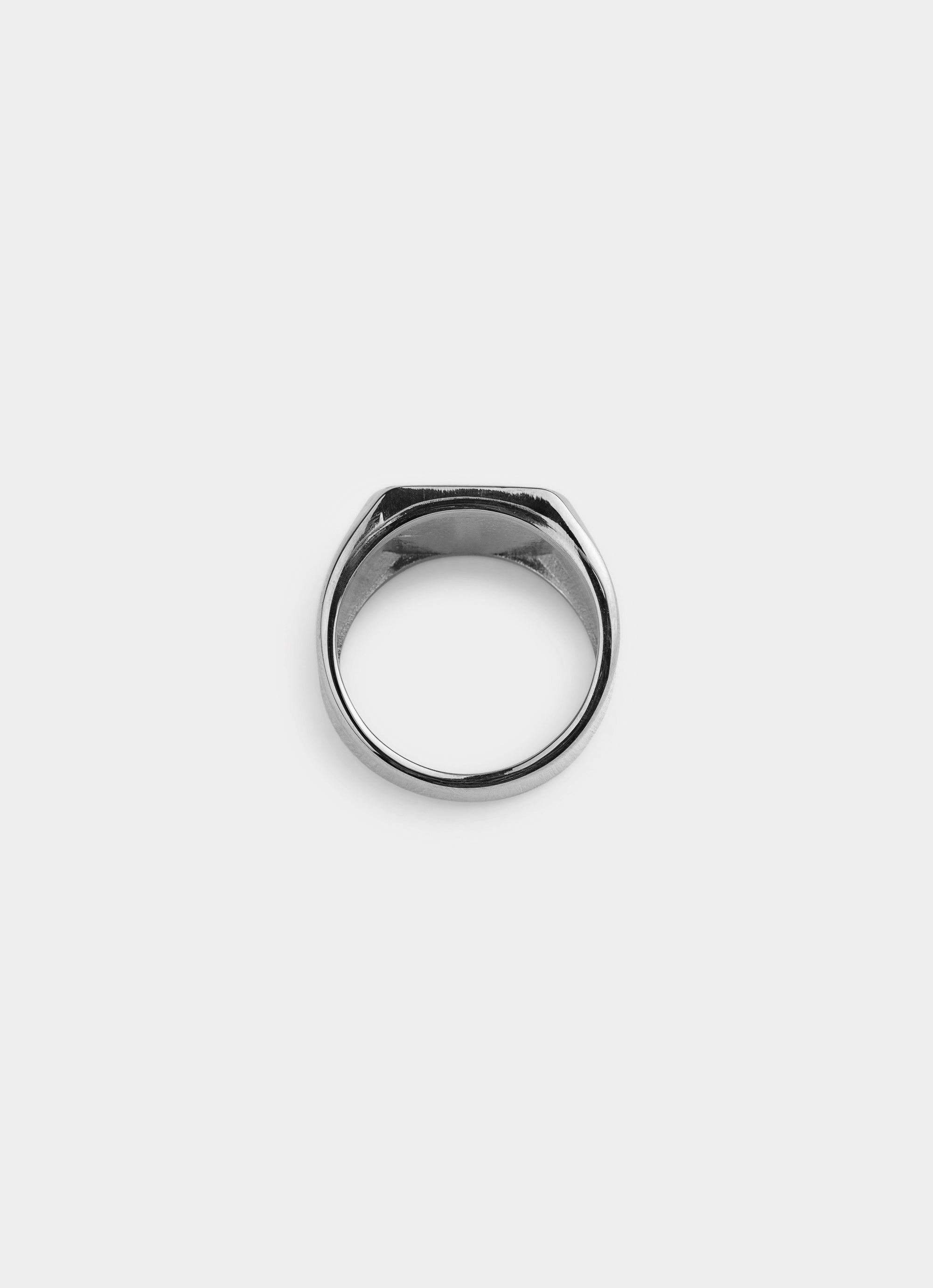 Empire Block Ring - Stainless Steel