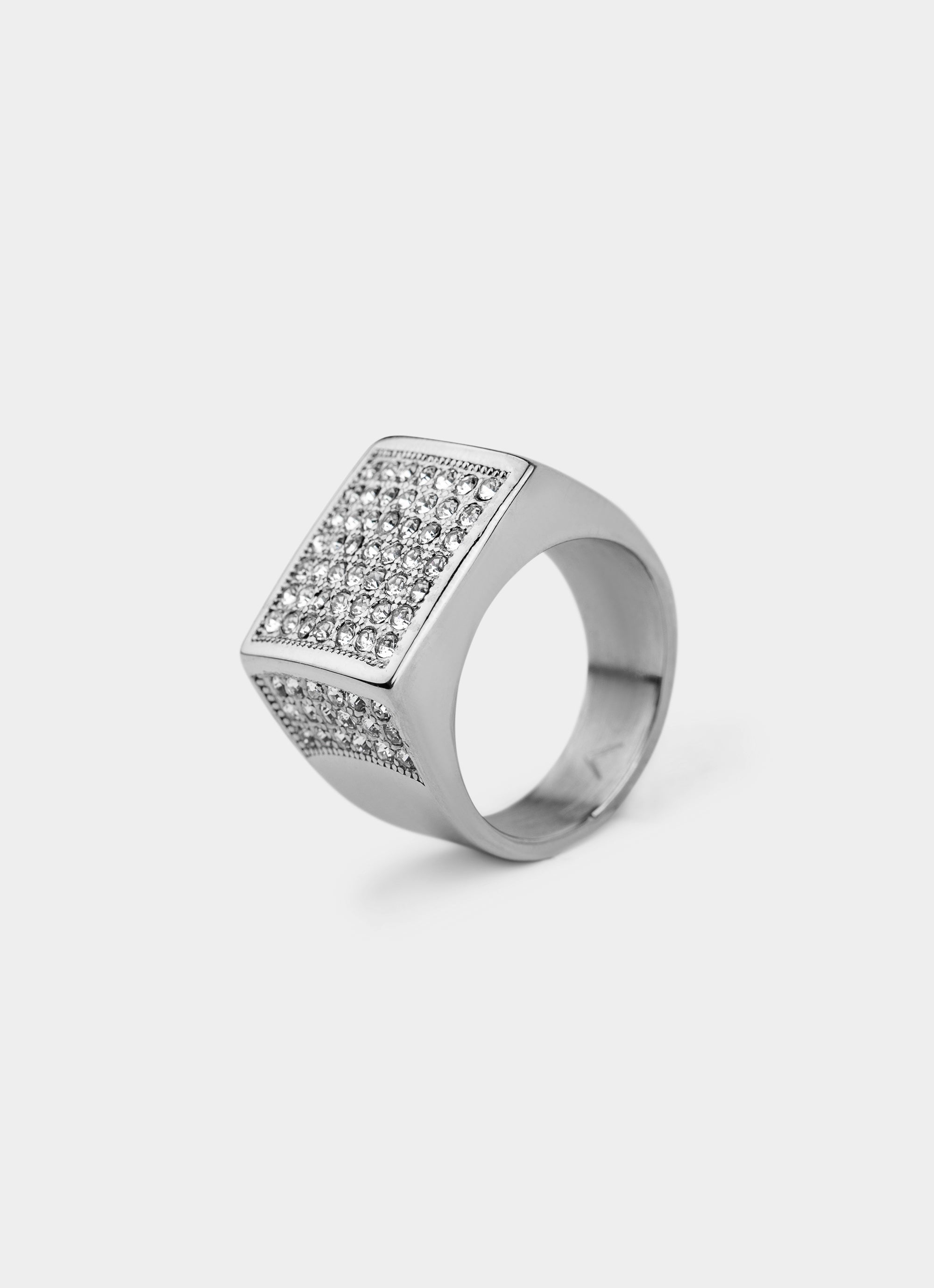 Empire Block Ring - Stainless Steel