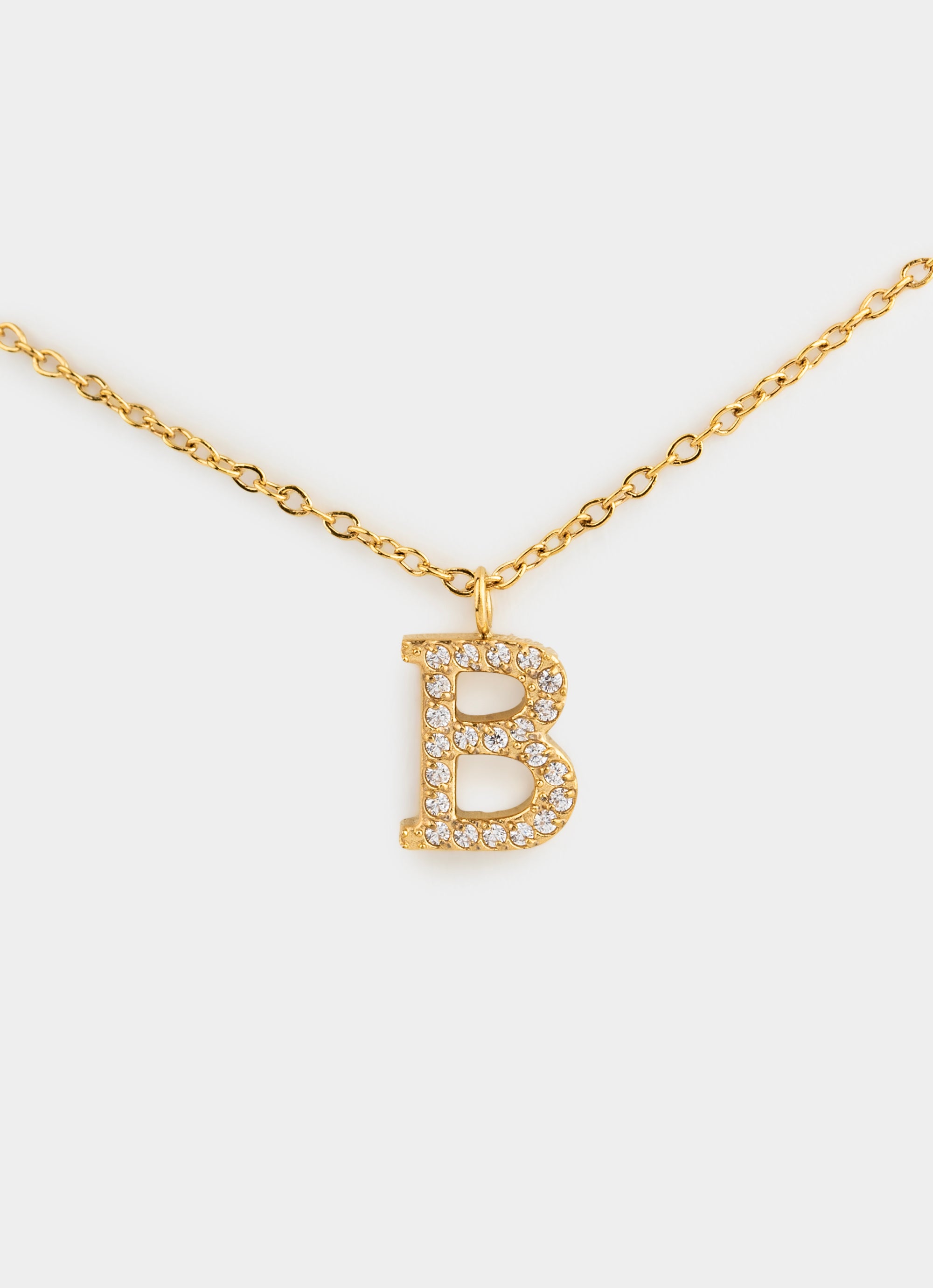 Monogram Shine Necklace 50+5cm - 18K Gold Plated