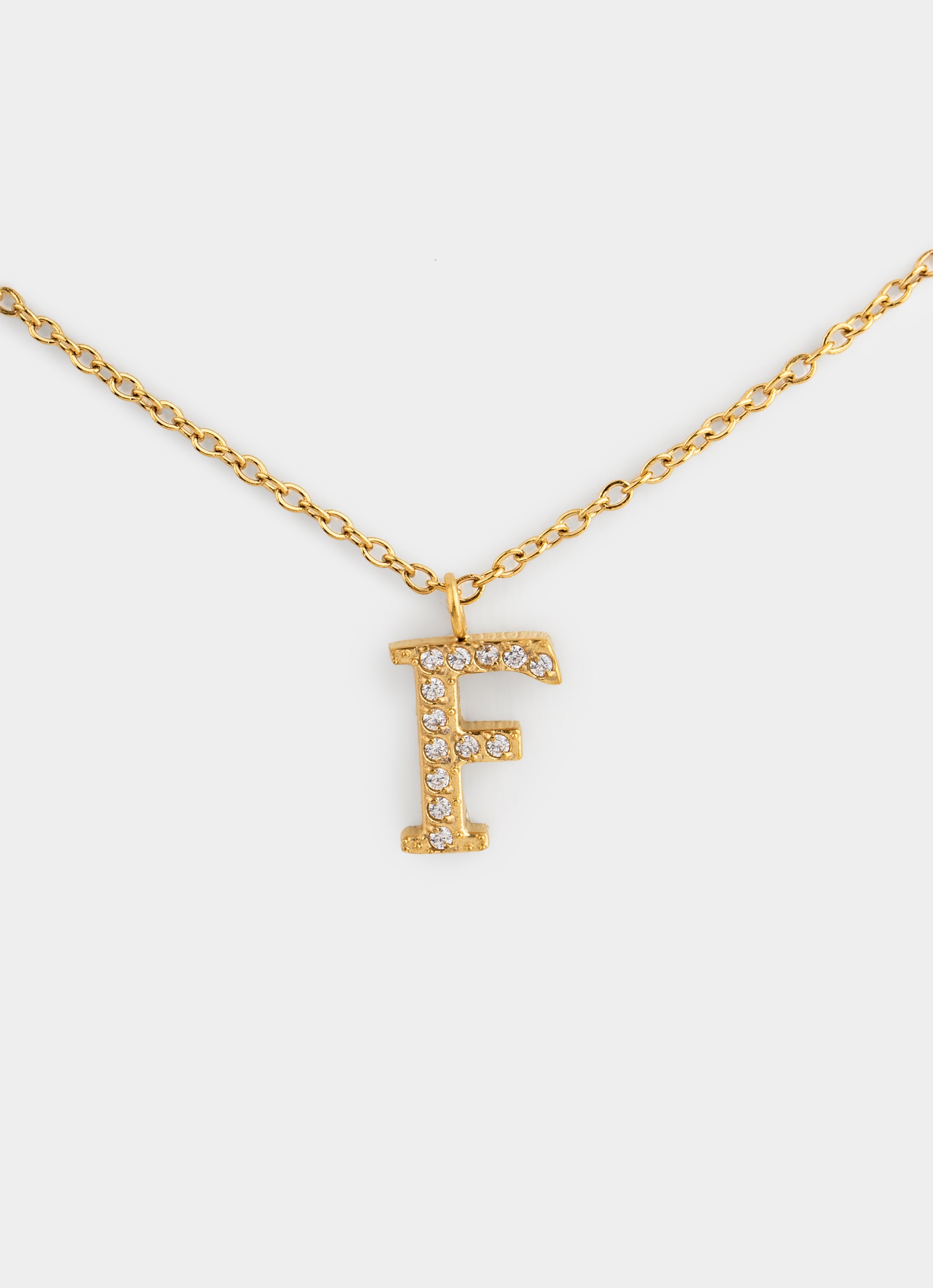 Monogram Shine Necklace 50+5cm - 18K Gold Plated