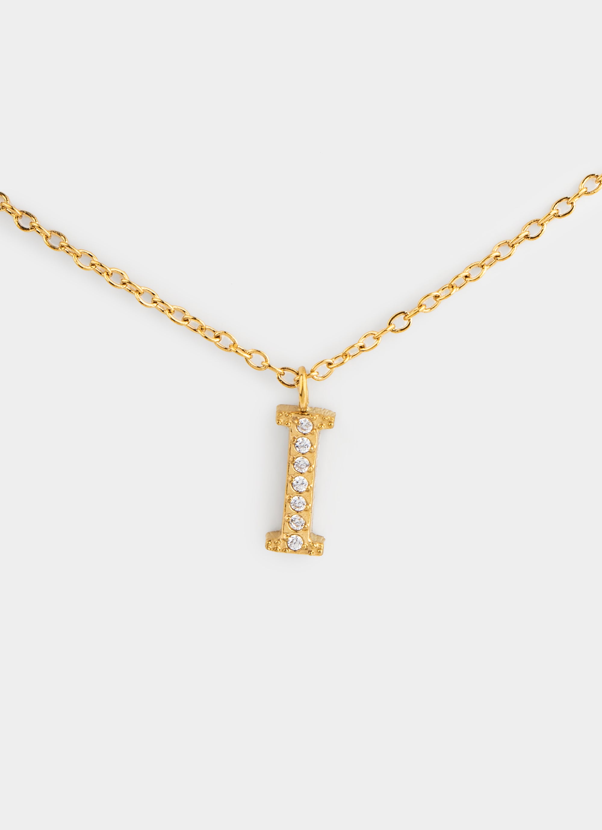 Monogram Shine Necklace 50+5cm - 18K Gold Plated