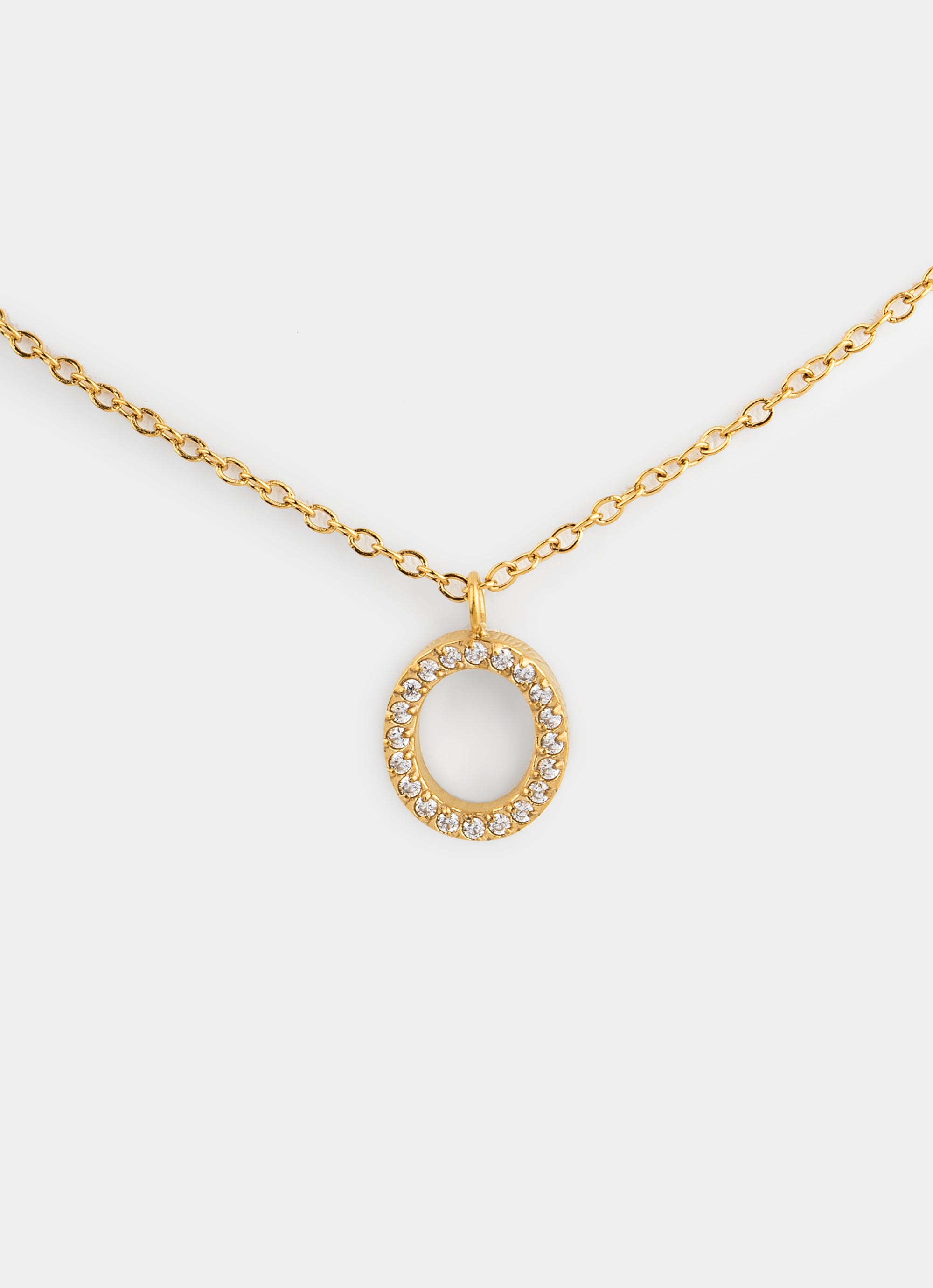 Monogram Shine Necklace 50+5cm - 18K Gold Plated