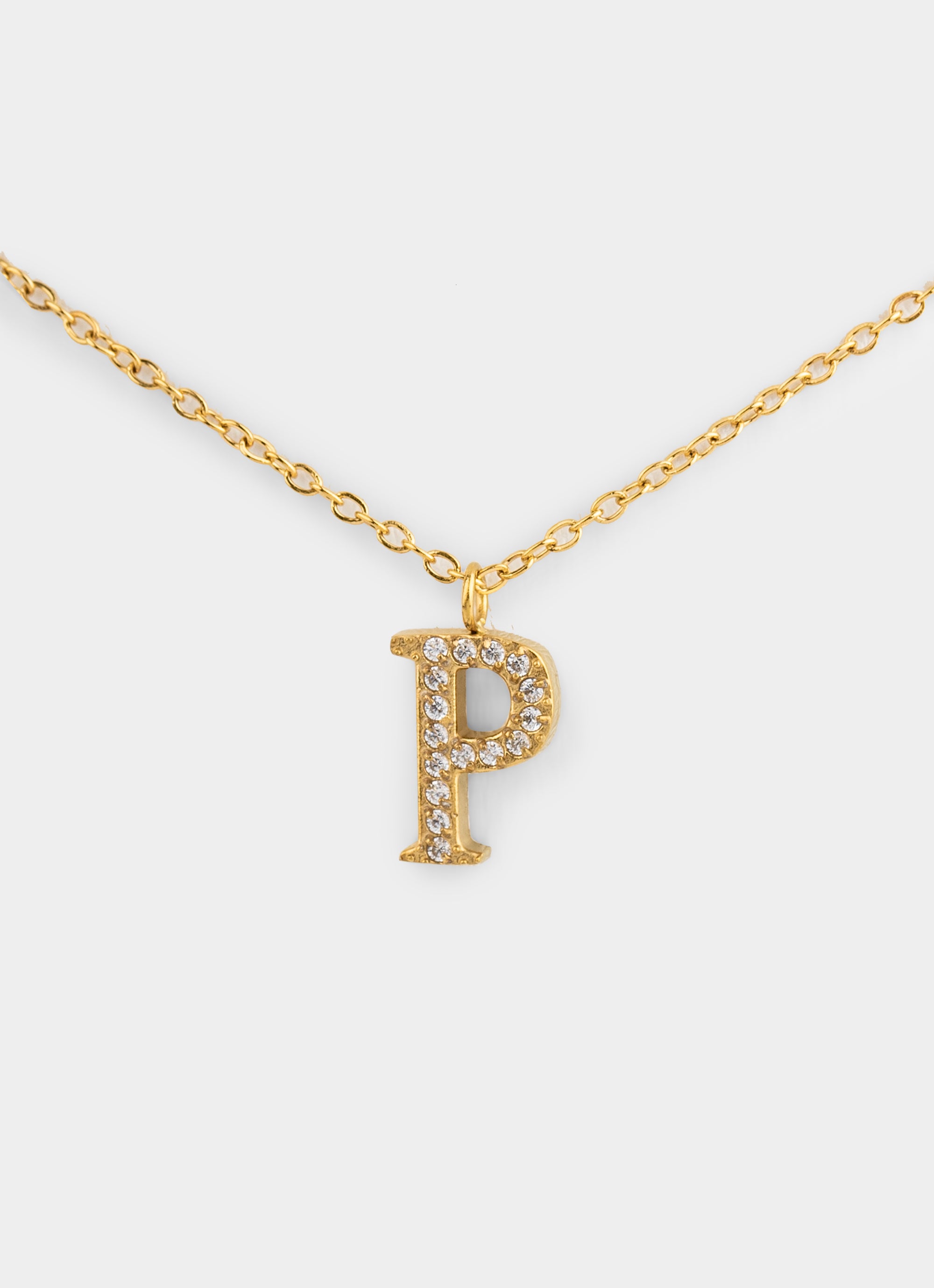 Monogram Shine Necklace 50+5cm - 18K Gold Plated