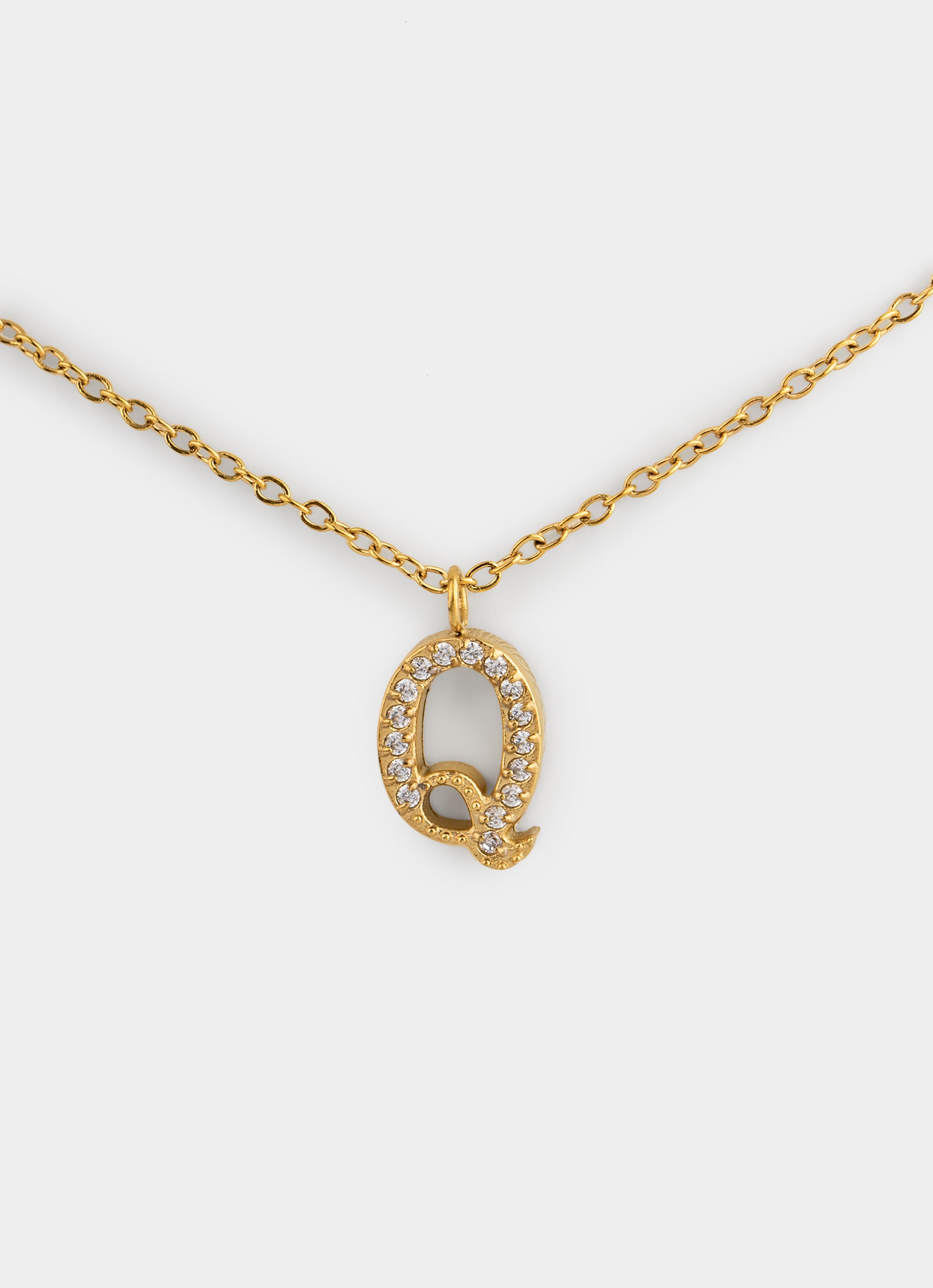 Monogram Shine Necklace 50+5cm - 18K Gold Plated