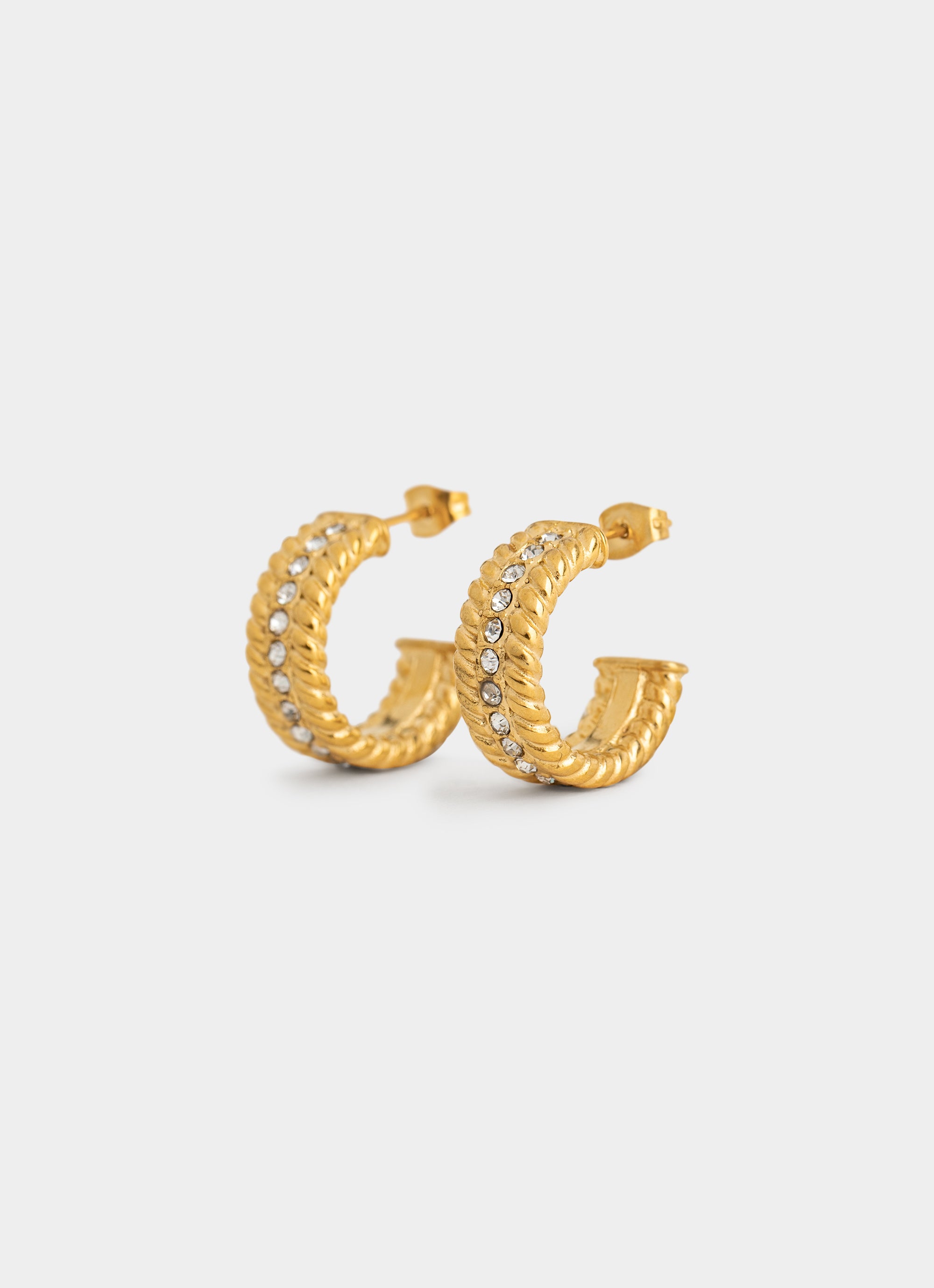 Auric Weave Earrings - 18K Gold Plated