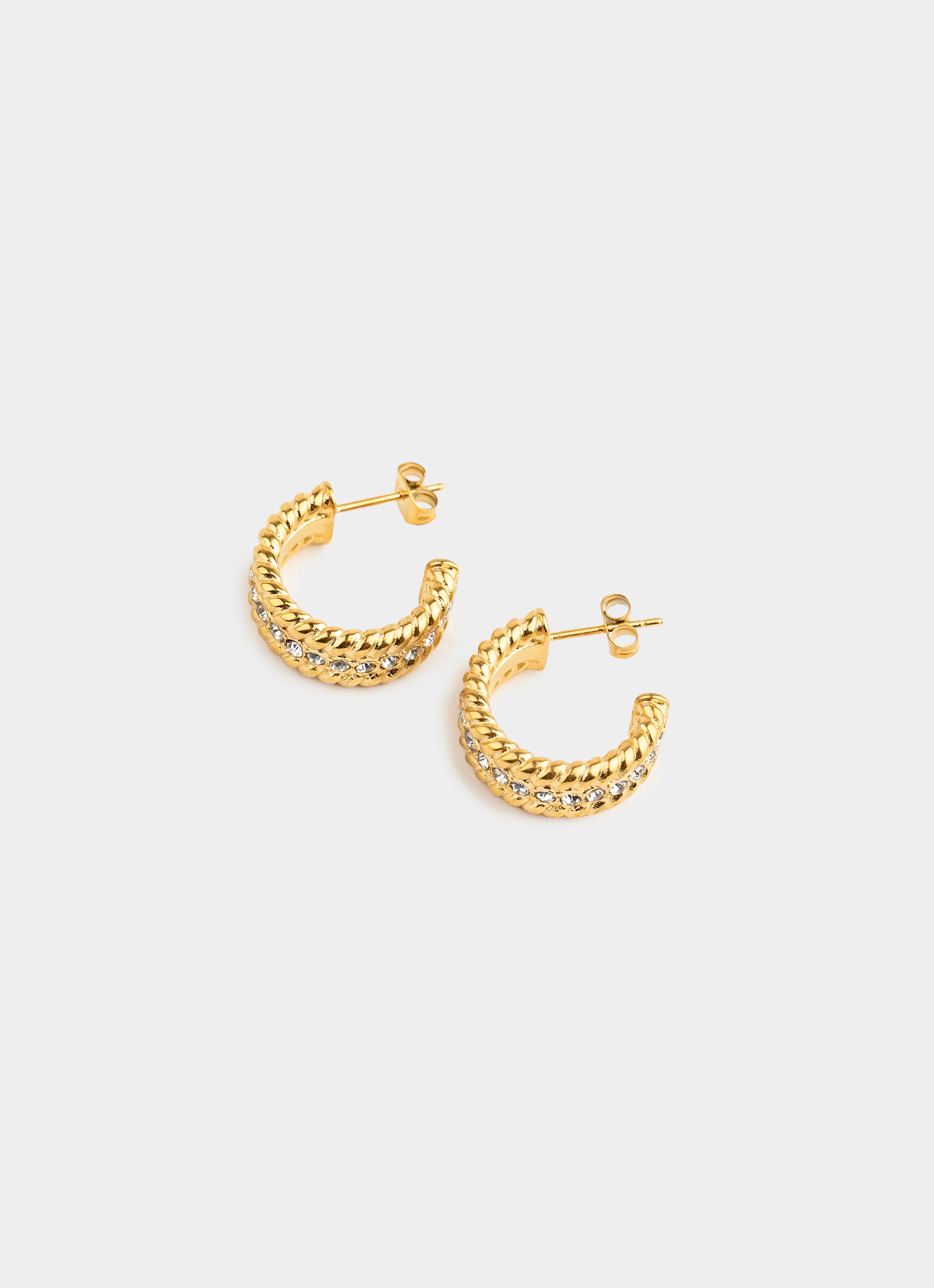 Auric Weave Earrings - 18K Gold Plated