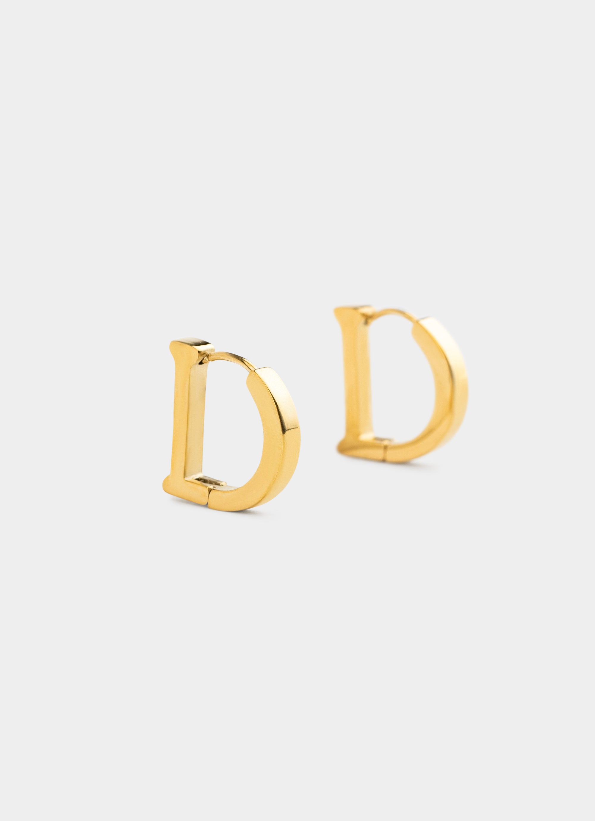 Demi Hoop Earrings - 18K Gold Plated