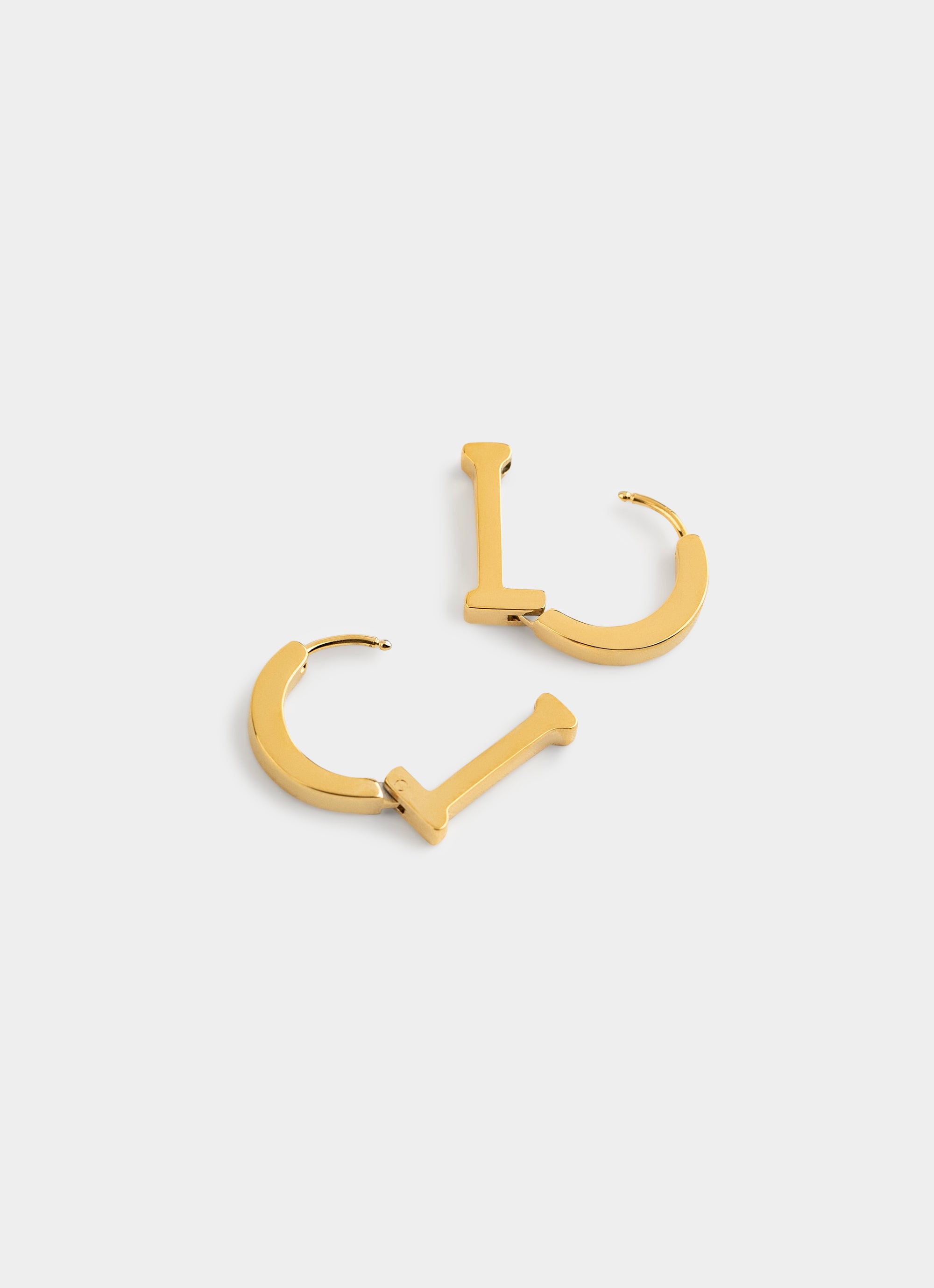 Demi Hoop Earrings - 18K Gold Plated