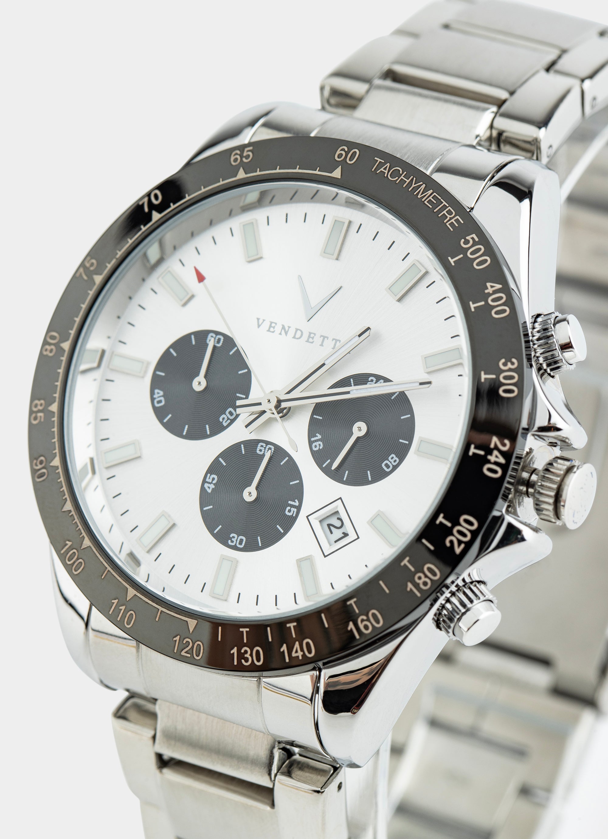 Vanguard Watch - Silver/Black