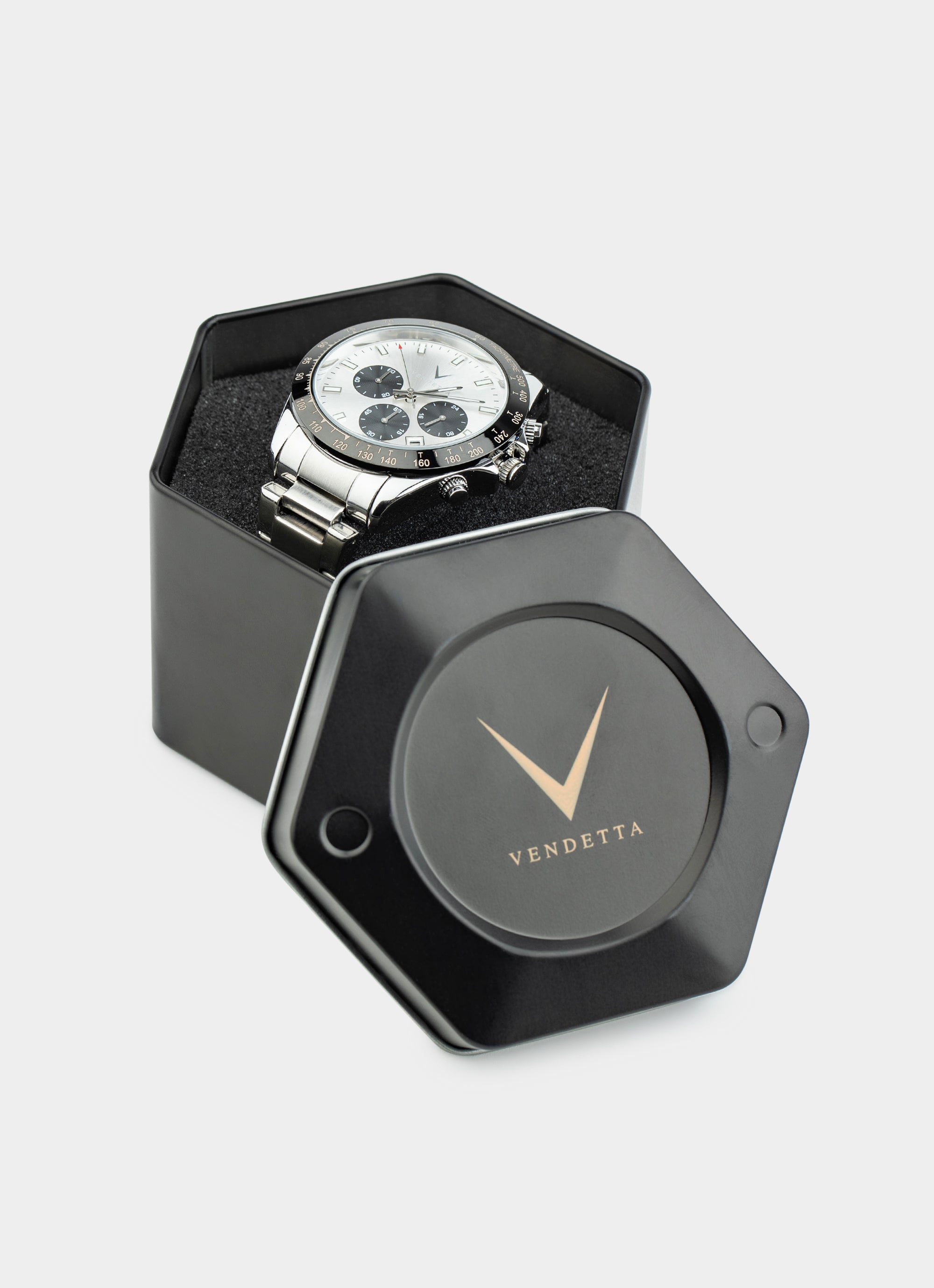 Vanguard Watch - Silver/Black