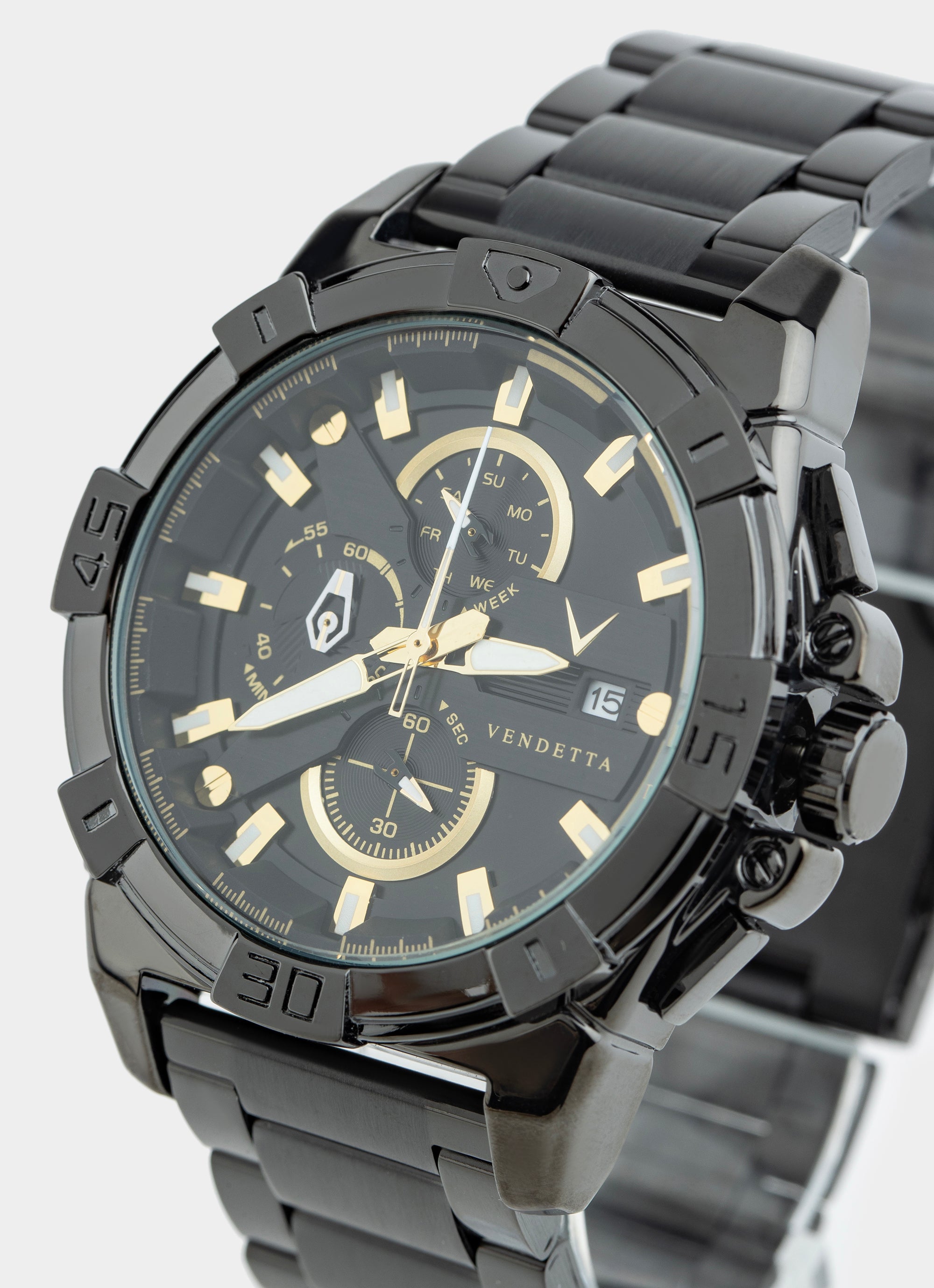 Sentinel Watch- Black/Gold