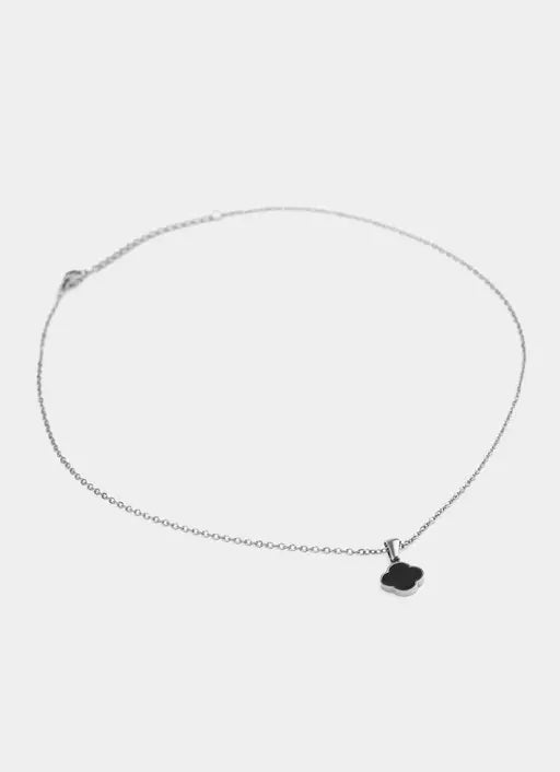 4 Leaf Necklace - Stainless Steel