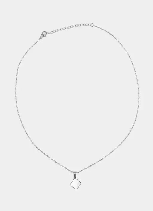 4 Leaf Necklace - Stainless Steel