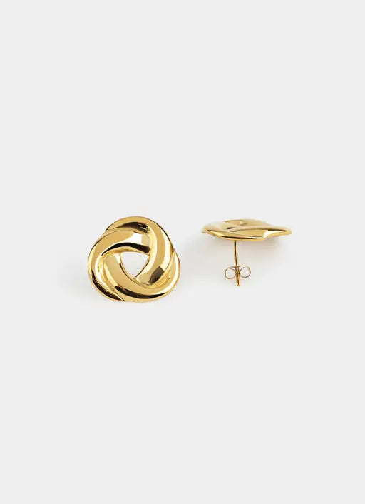 Basket Earrings - 18K Gold Plated