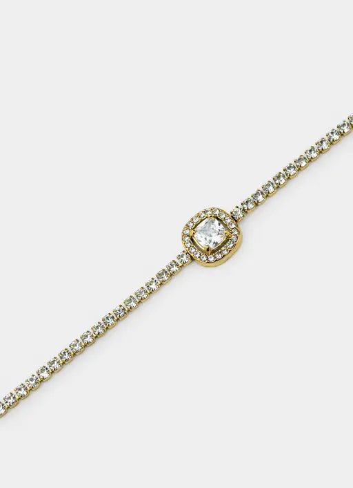 Birds Eye Tennis Bracelet - 18K Gold Plated