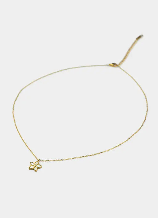 Frangipani Necklace - 18K Gold Plated