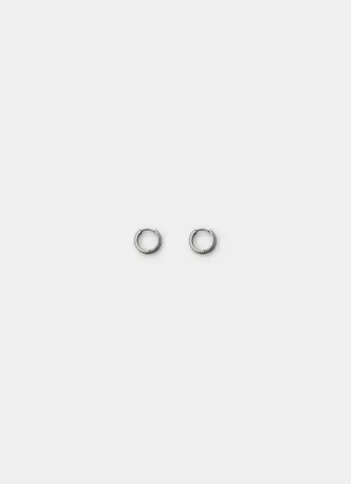 Greca Band Earring 12mm - Stainless Steel