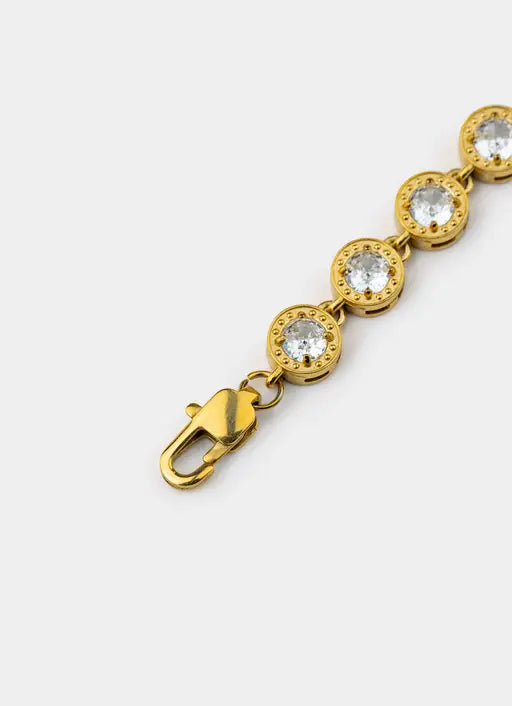 Halo Bead Necklace - 18K Gold Plated