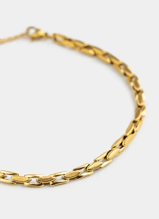 Scale Bracelet - 18K Gold Plated